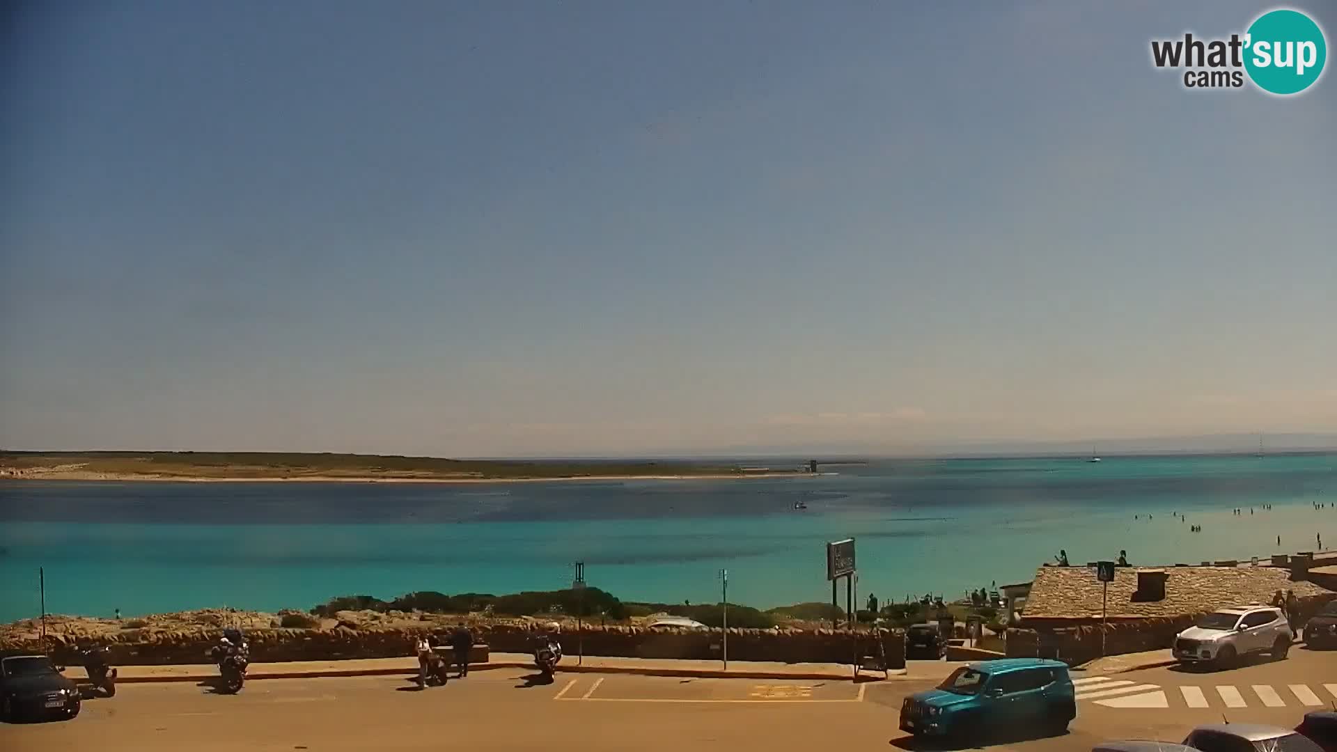 Stintino Web kamera uživo plaža La Pelosa – Sardinija – Italija