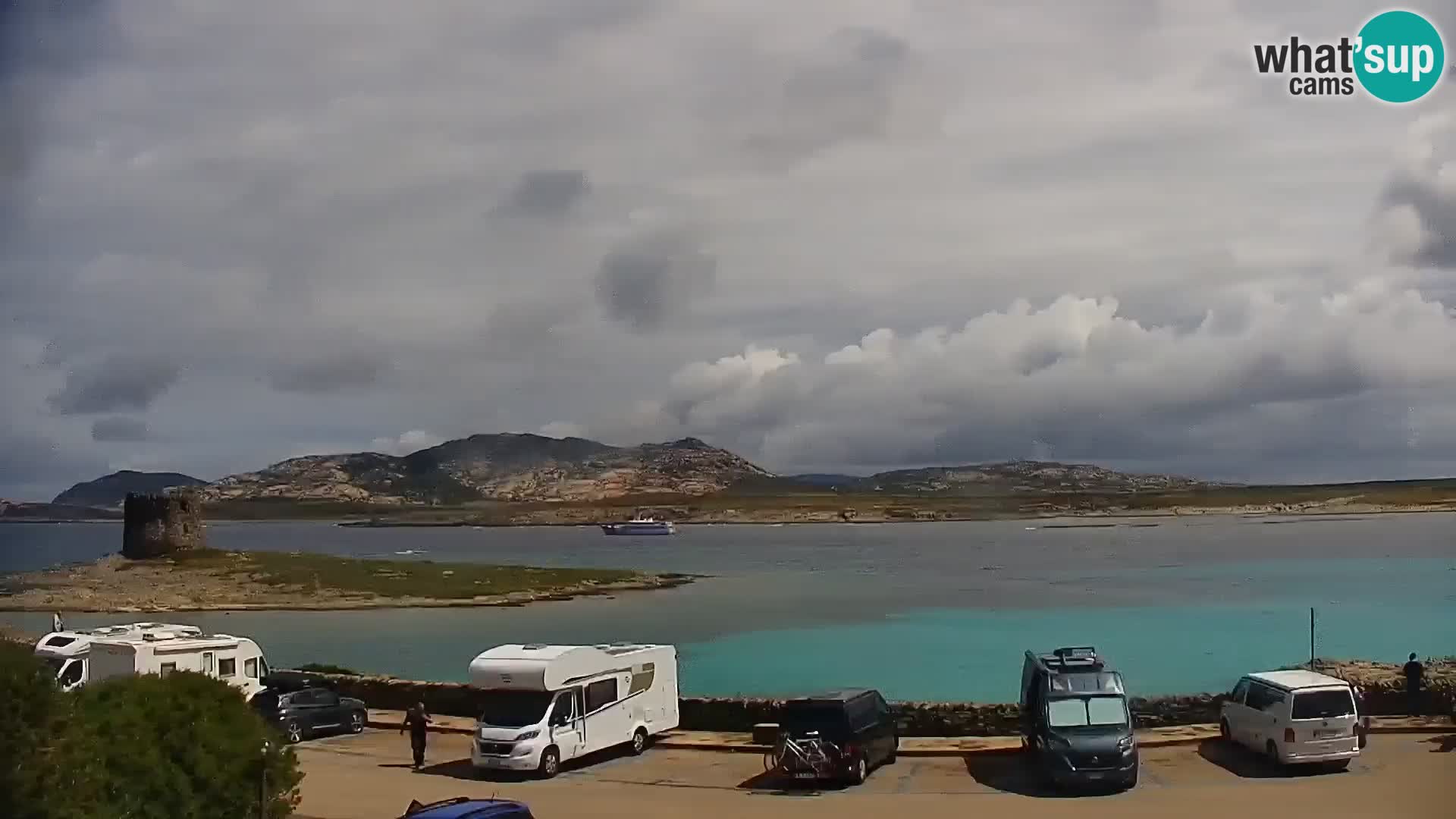 Stintino Cámara web en vivo Playa de La Pelosa – Cerdeña – Italia