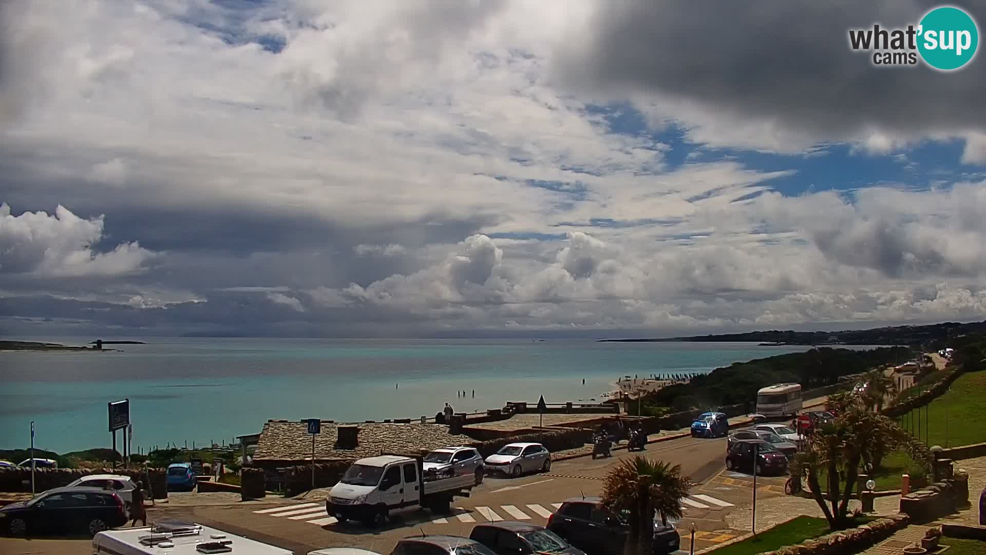 Stintino Cámara web en vivo Playa de La Pelosa – Cerdeña – Italia