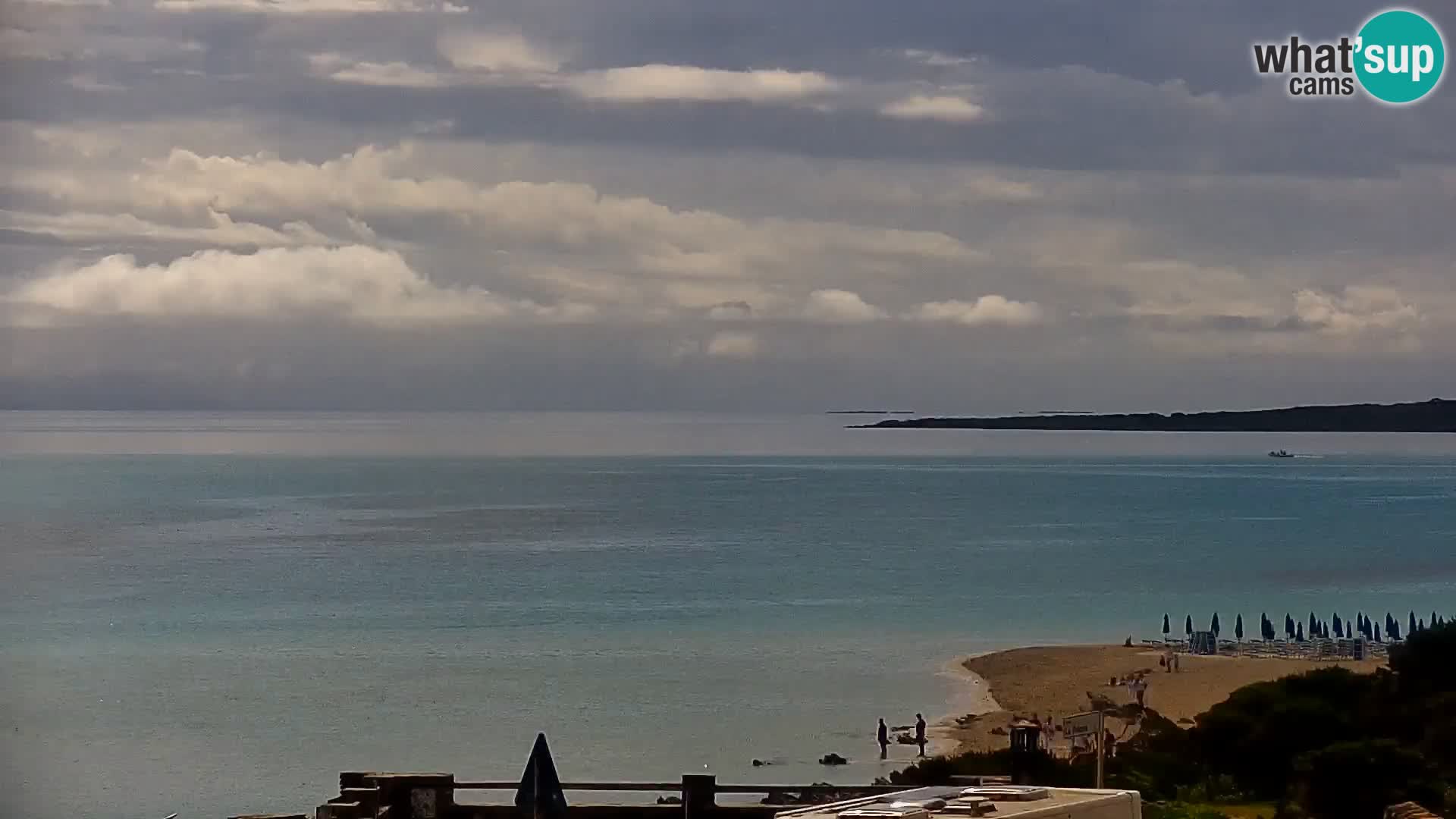 Capo Falcone livecam Stintino – La Pelosa Strand