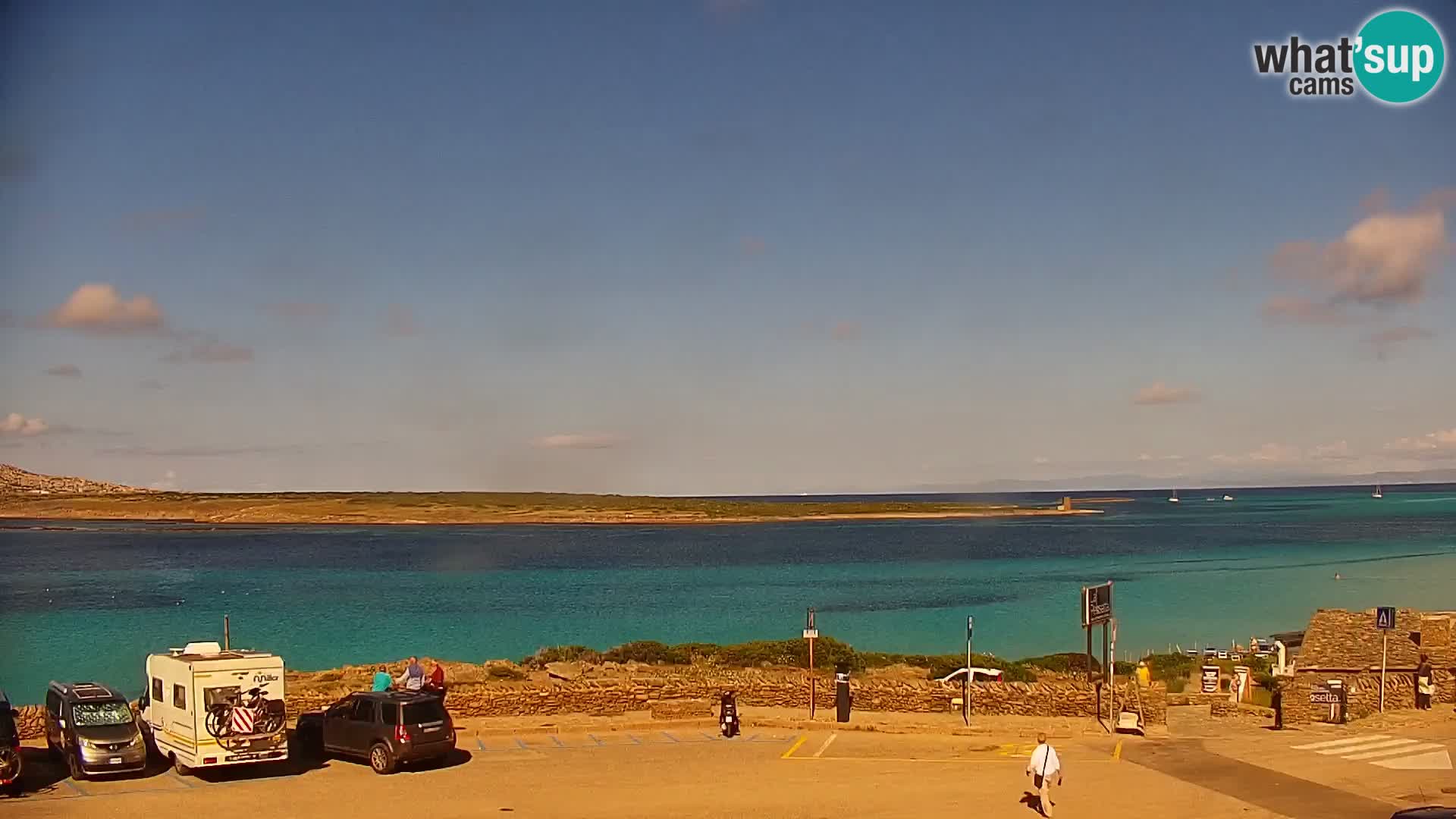 Capo Falcone webcam Stintino – Spiaggia La Pelosa