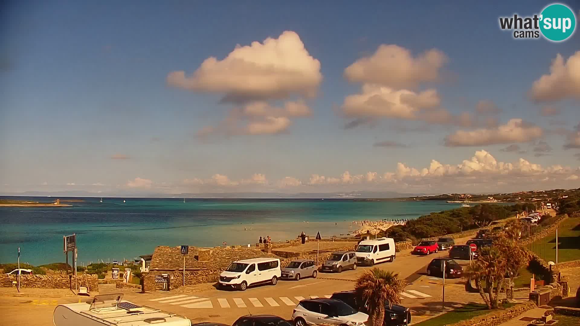Stintino Cámara web en vivo Playa de La Pelosa – Cerdeña – Italia