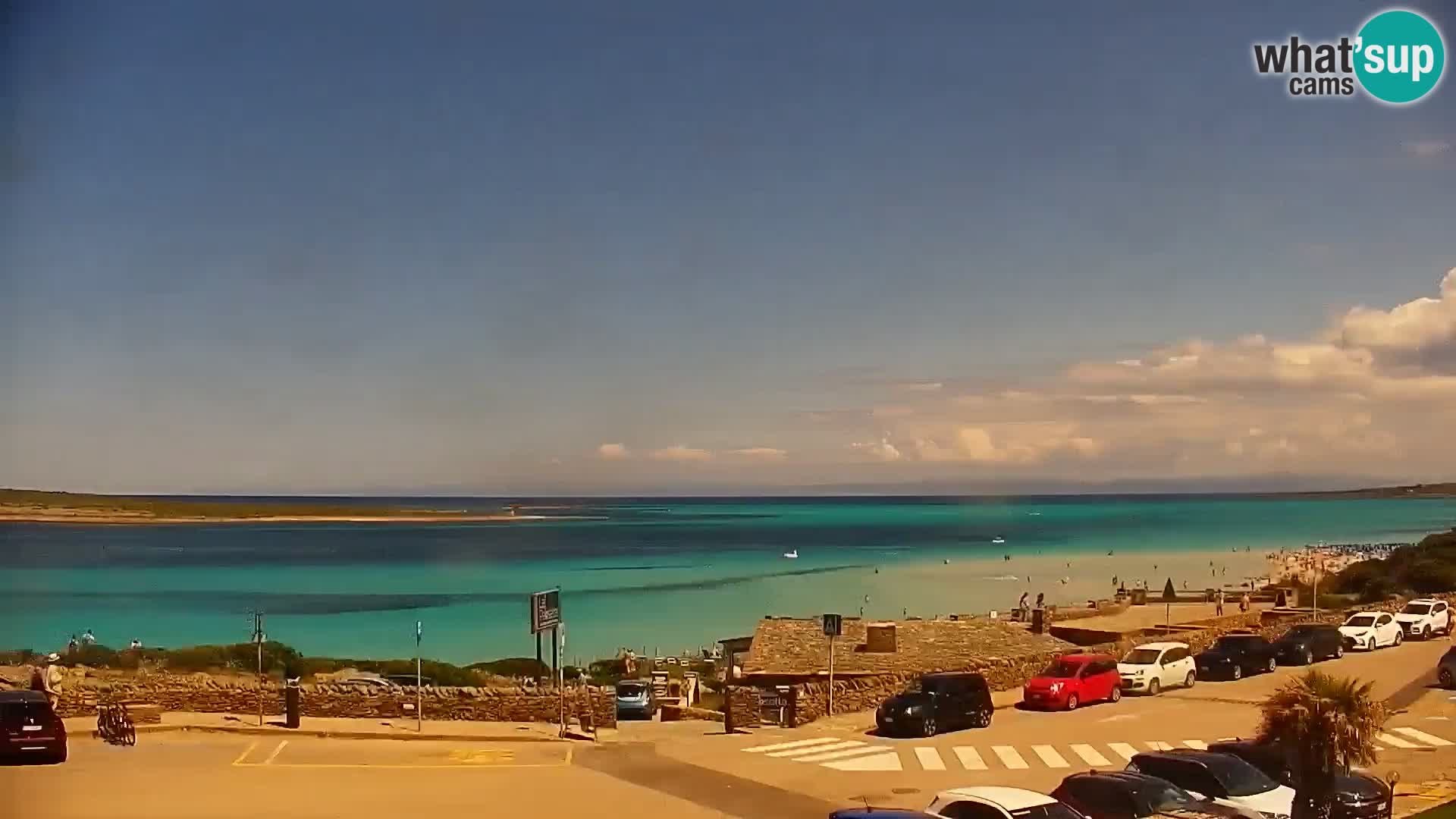 Stintino Web kamera uživo plaža La Pelosa – Sardinija – Italija