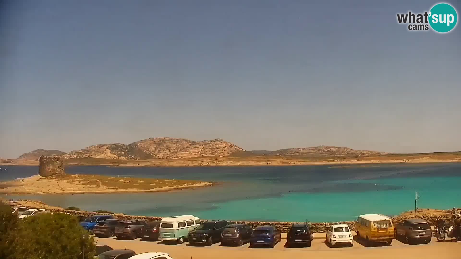 Capo Falcone livecam Stintino – La Pelosa Strand