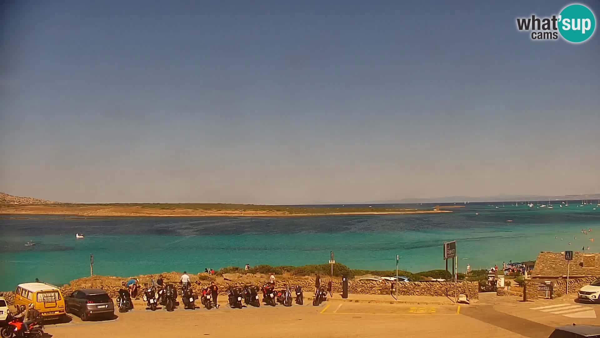 Stintino Webcam en direct Plage de La Pelosa – Sardaigne – Italie