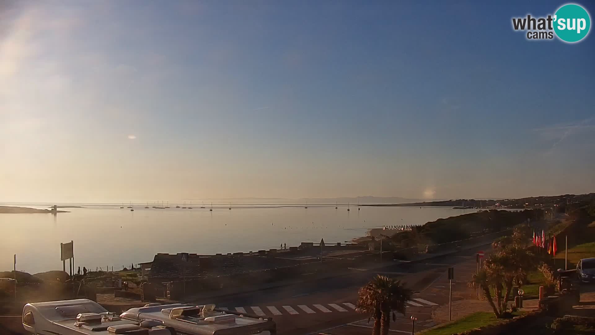 Stintino Cámara web en vivo Playa de La Pelosa – Cerdeña – Italia