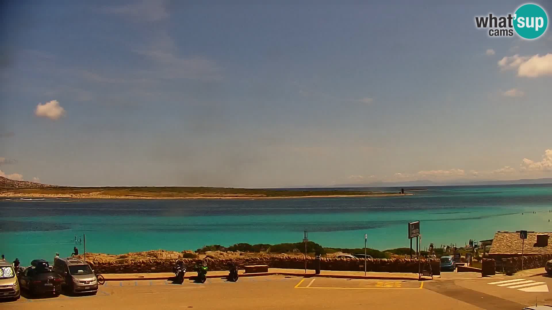 Stintino Web kamera uživo plaža La Pelosa – Sardinija – Italija