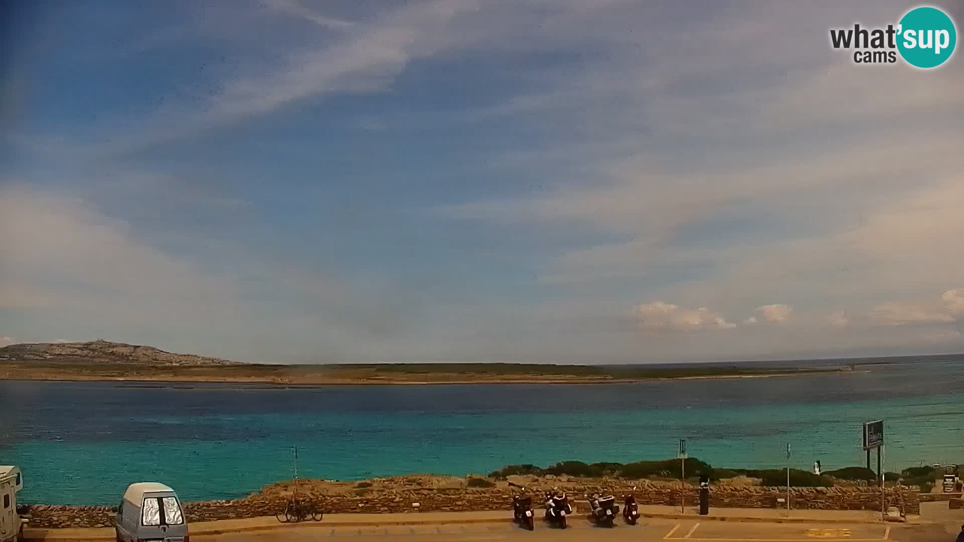 Stintino Web kamera uživo plaža La Pelosa – Sardinija – Italija