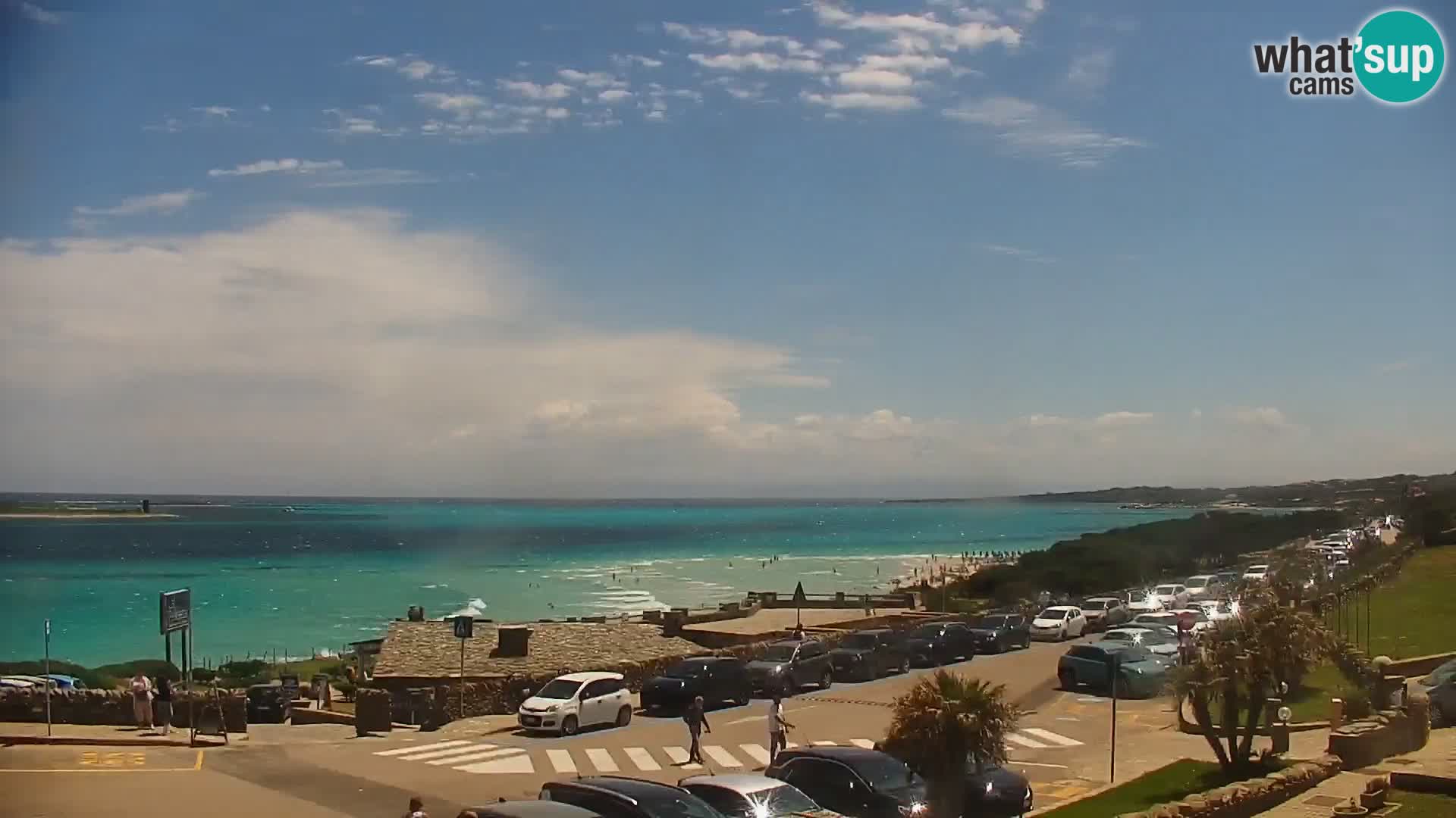 Stintino Web kamera uživo plaža La Pelosa – Sardinija – Italija