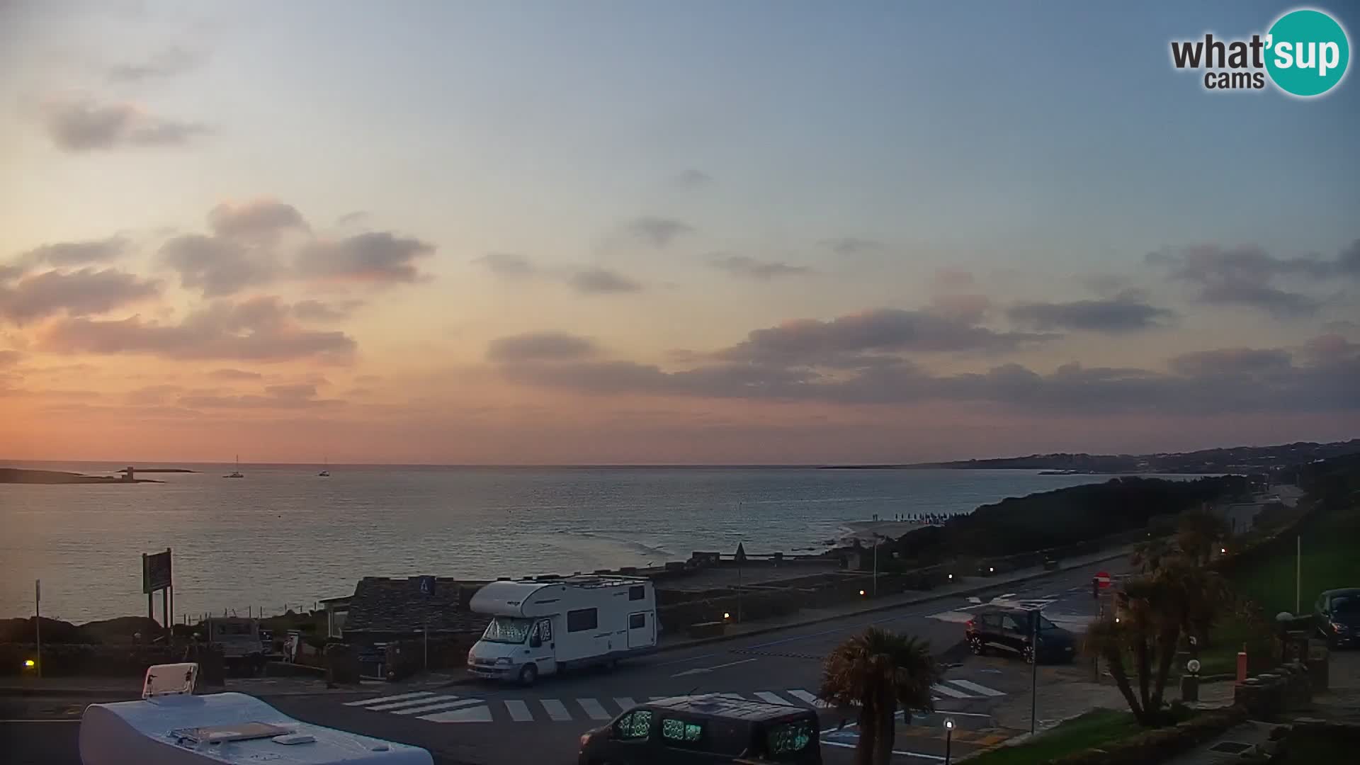 Capo Falcone web kamera Stintino – Plaža La Pelosa