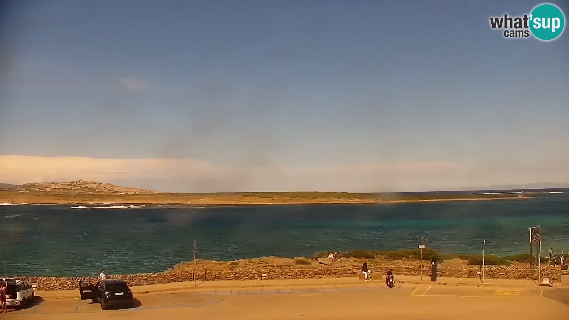 Capo Falcone spletna kamera Stintino – Plaža La Pelosa