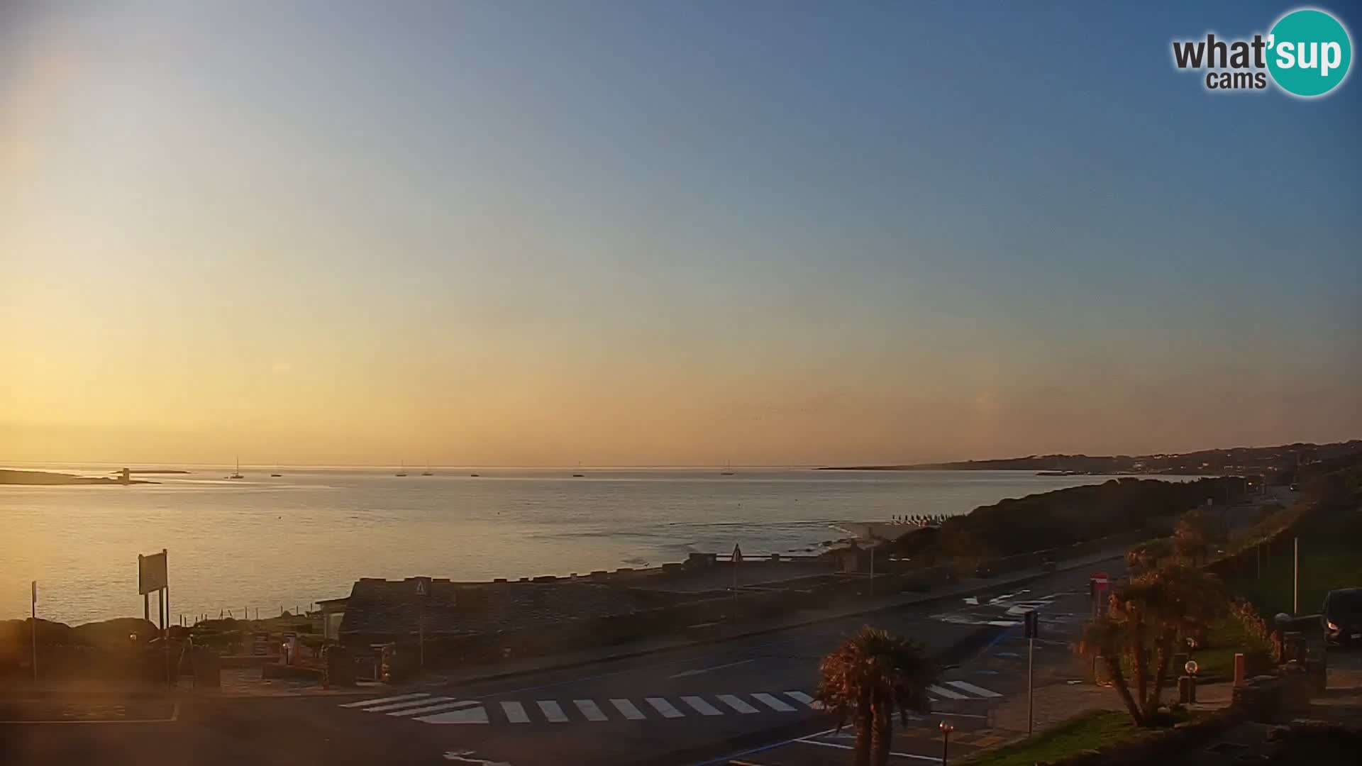 Stintino Cámara web en vivo Playa de La Pelosa – Cerdeña – Italia