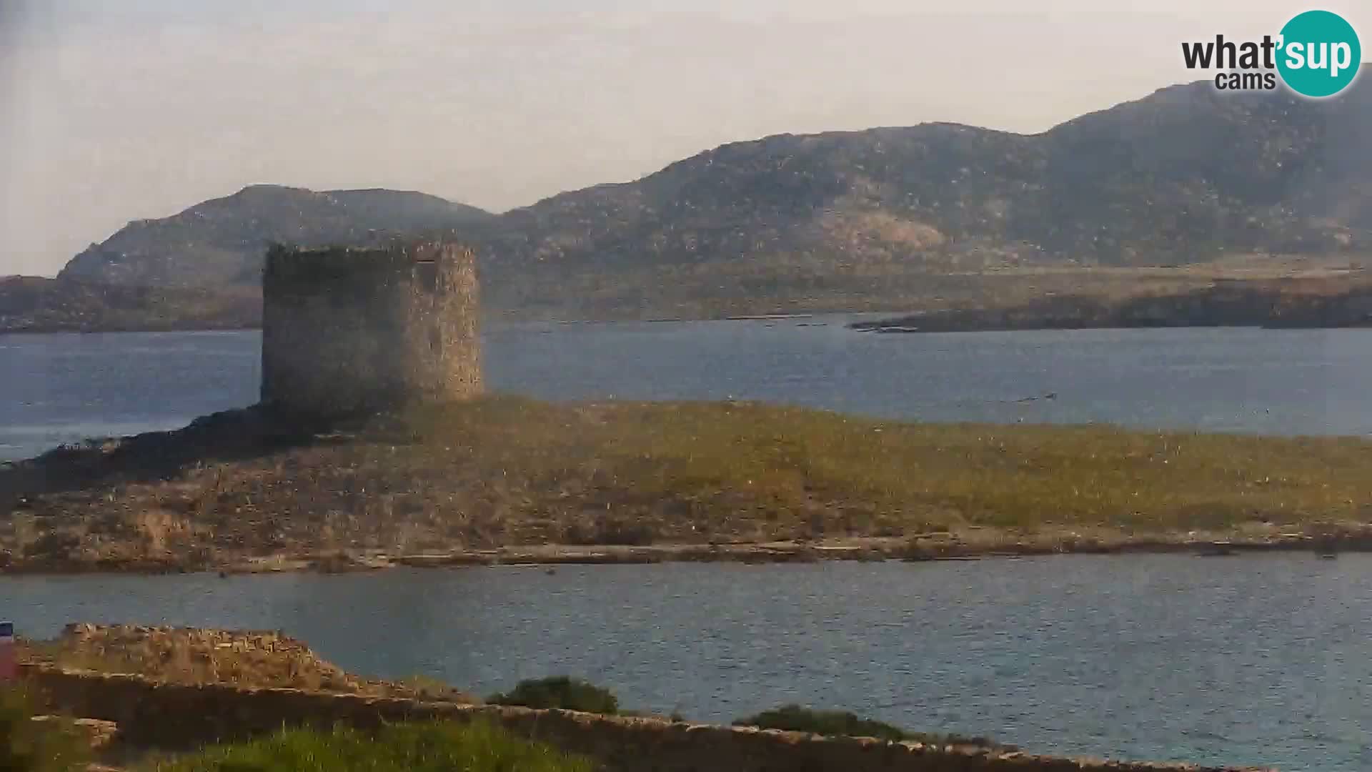 Capo Falcone spletna kamera Stintino – Plaža La Pelosa