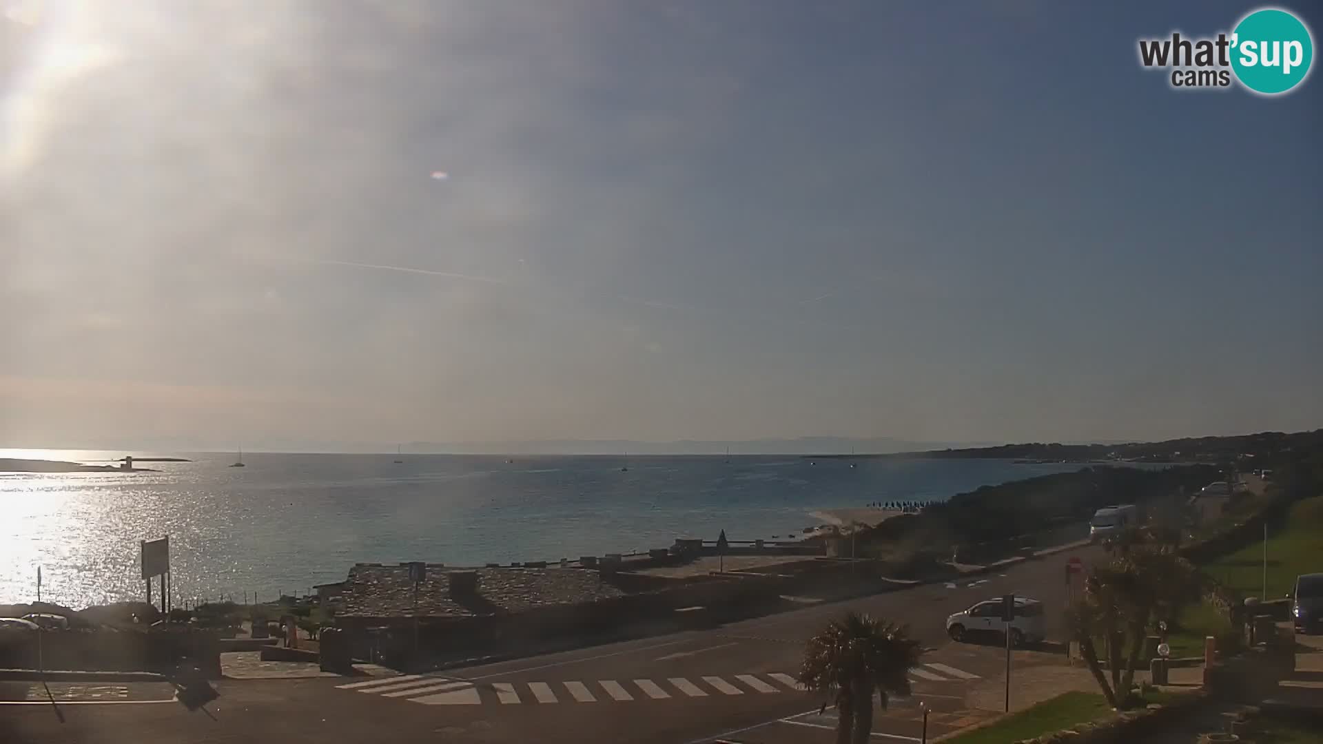 Stintino Live webcam La Pelosa beach – Sardinia – Italy