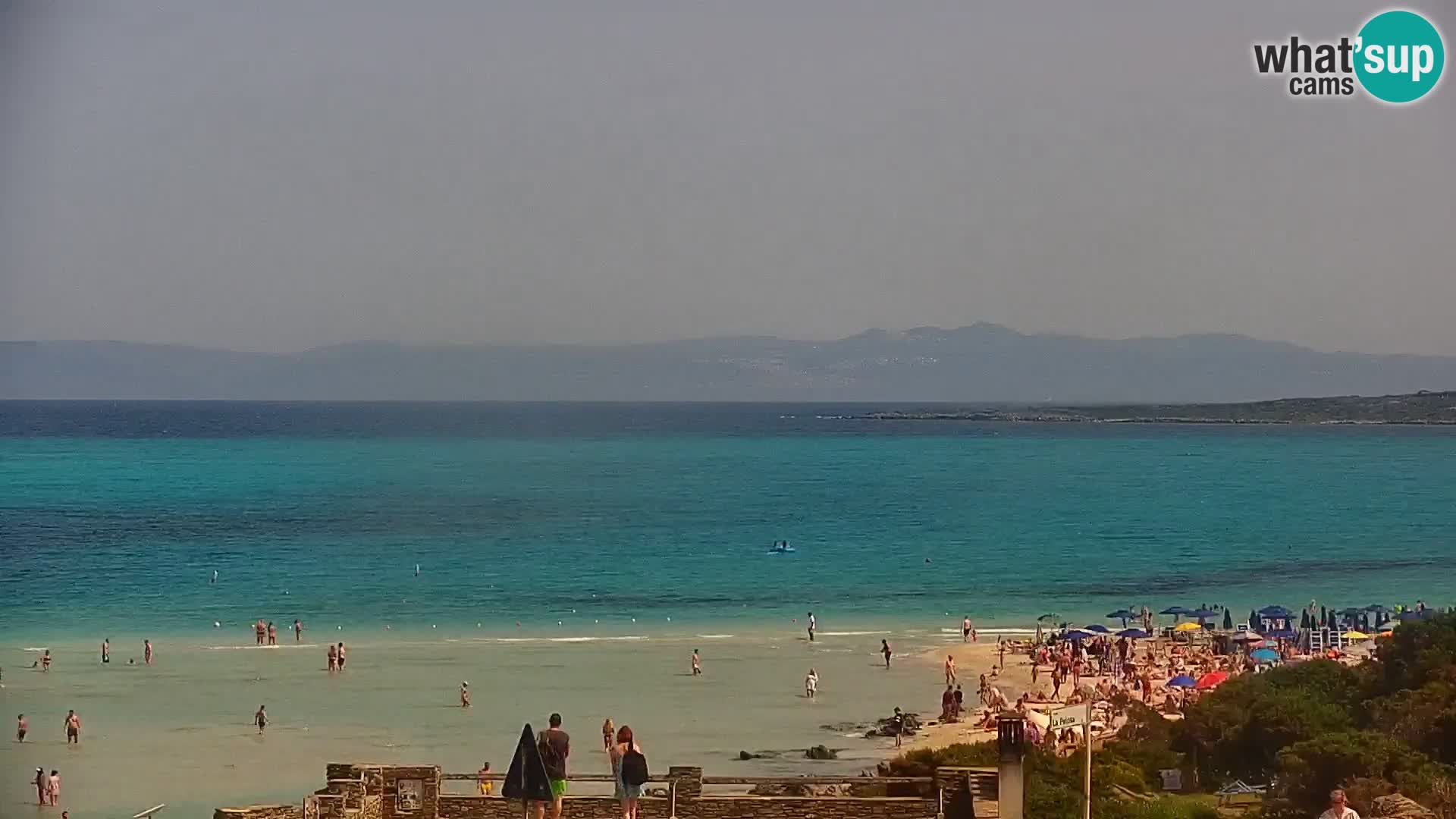 Stintino Cámara web en vivo Playa de La Pelosa – Cerdeña – Italia