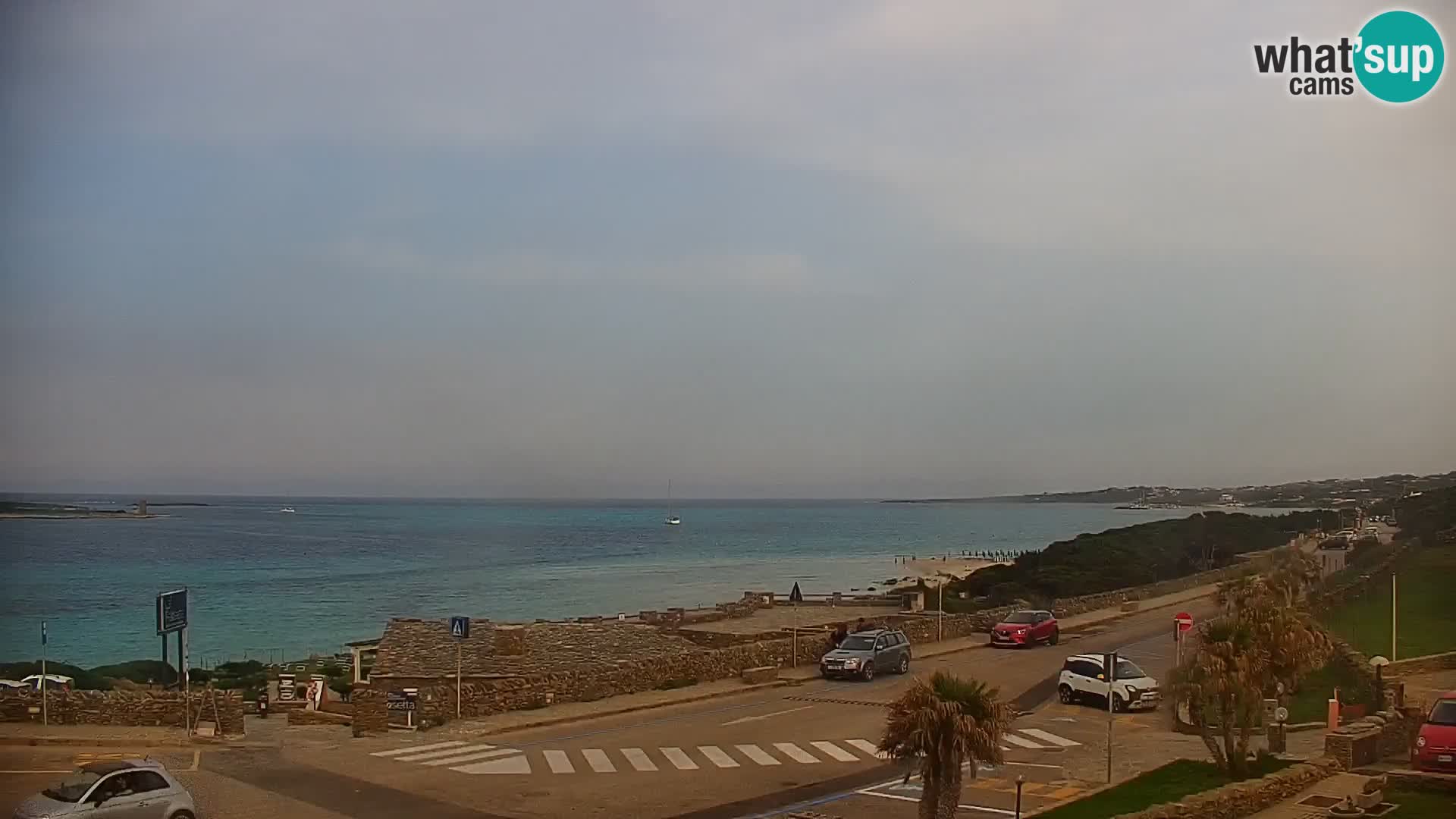 Stintino Cámara web en vivo Playa de La Pelosa – Cerdeña – Italia