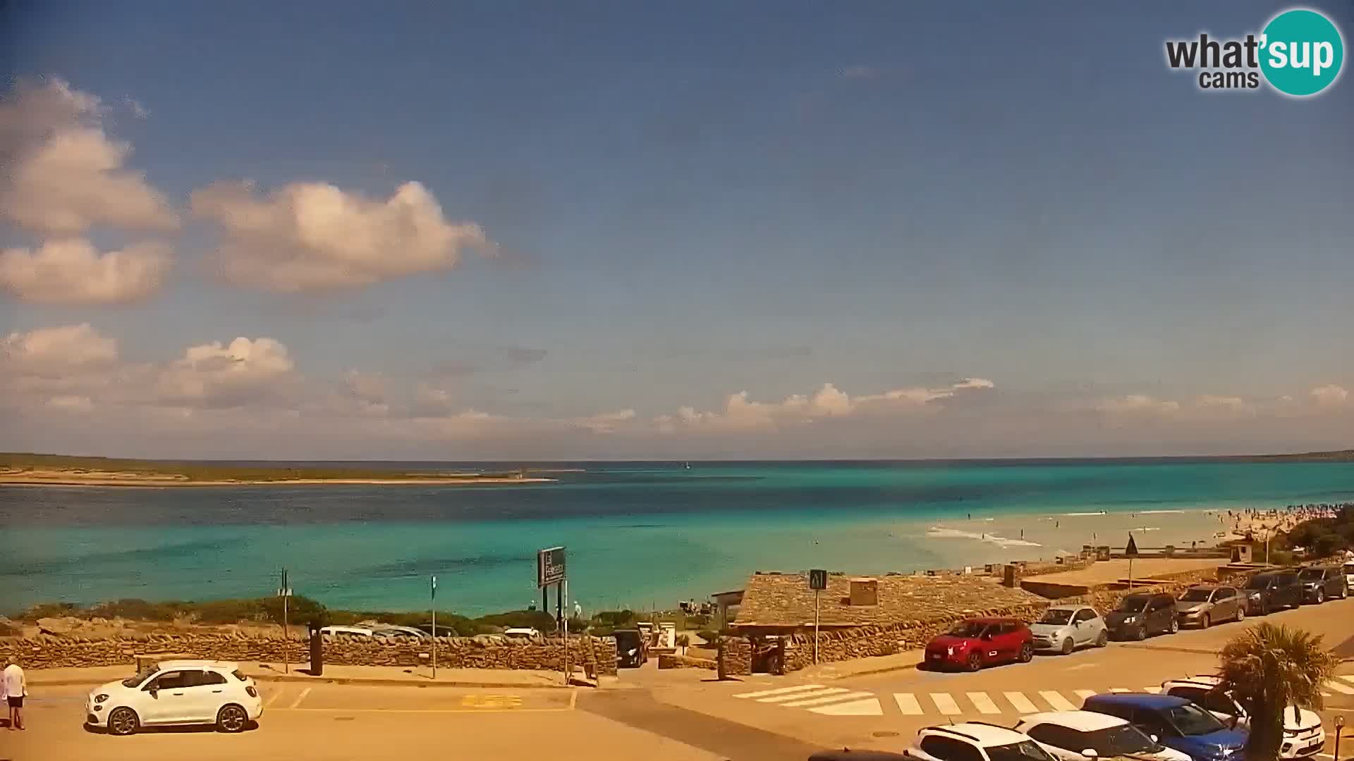 Capo Falcone spletna kamera Stintino – Plaža La Pelosa