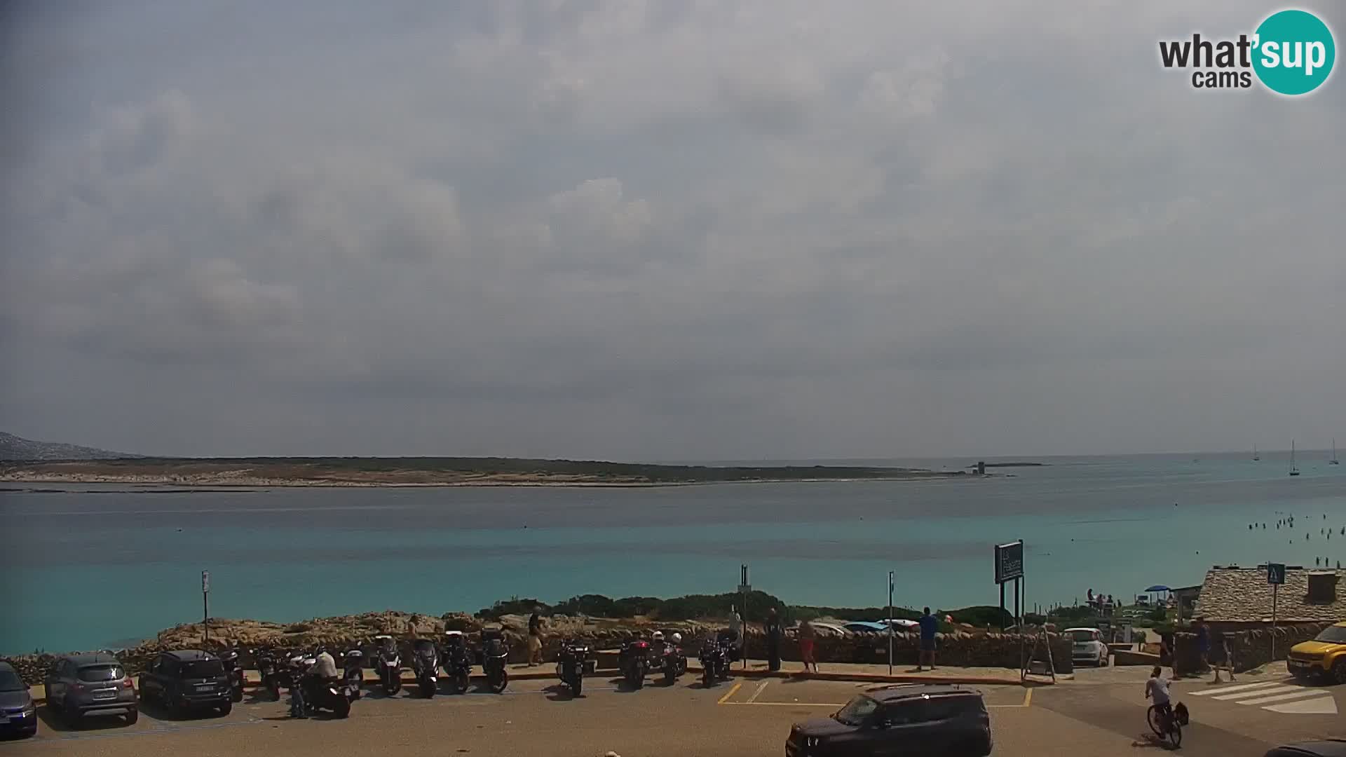 Stintino Cámara web en vivo Playa de La Pelosa – Cerdeña – Italia