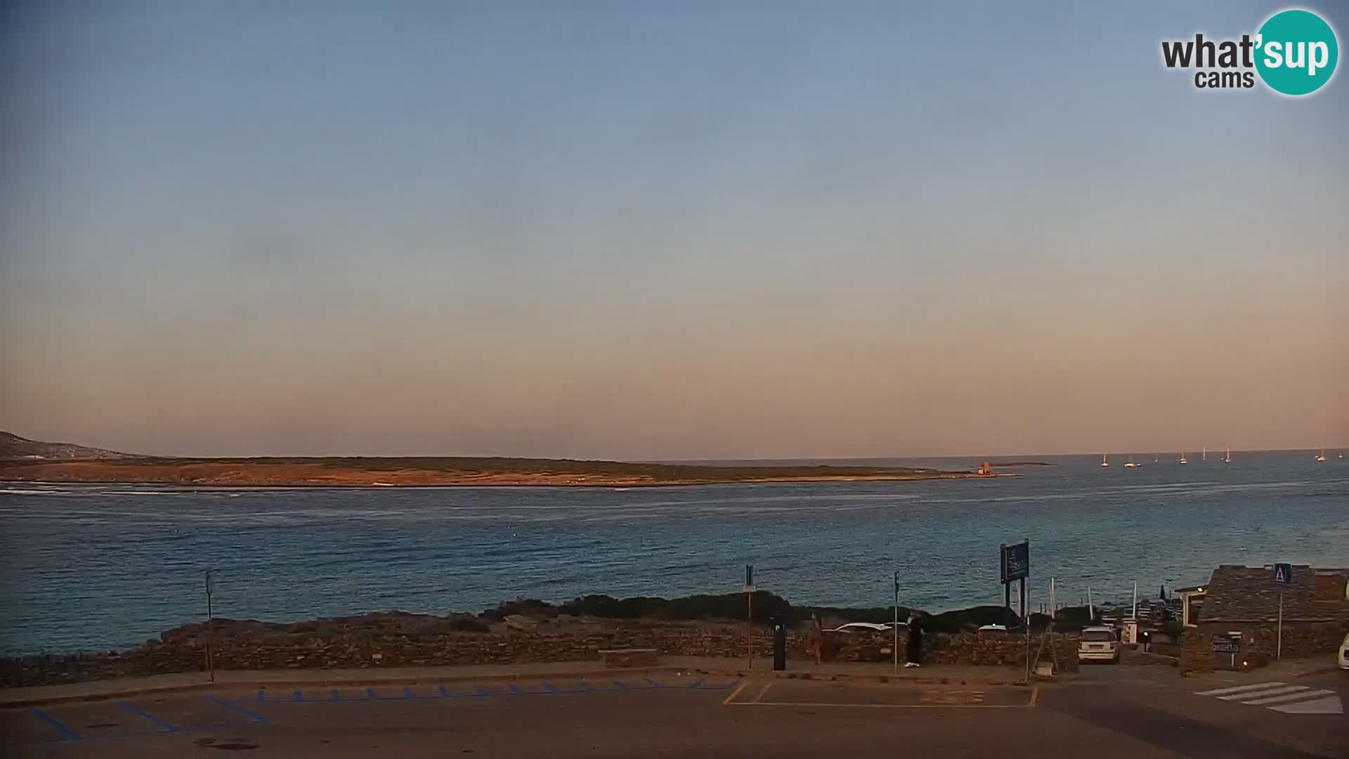 Stintino Cámara web en vivo Playa de La Pelosa – Cerdeña – Italia