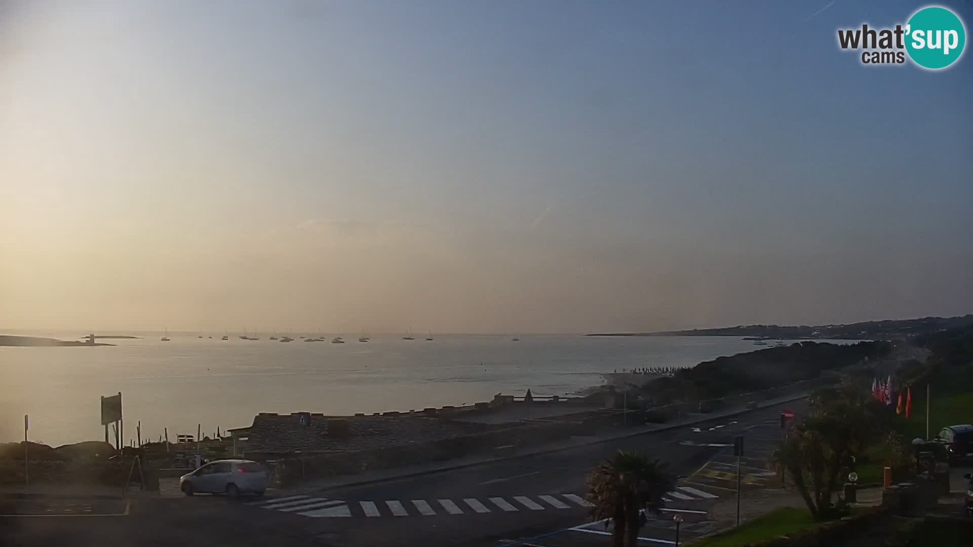 Stintino Cámara web en vivo Playa de La Pelosa – Cerdeña – Italia