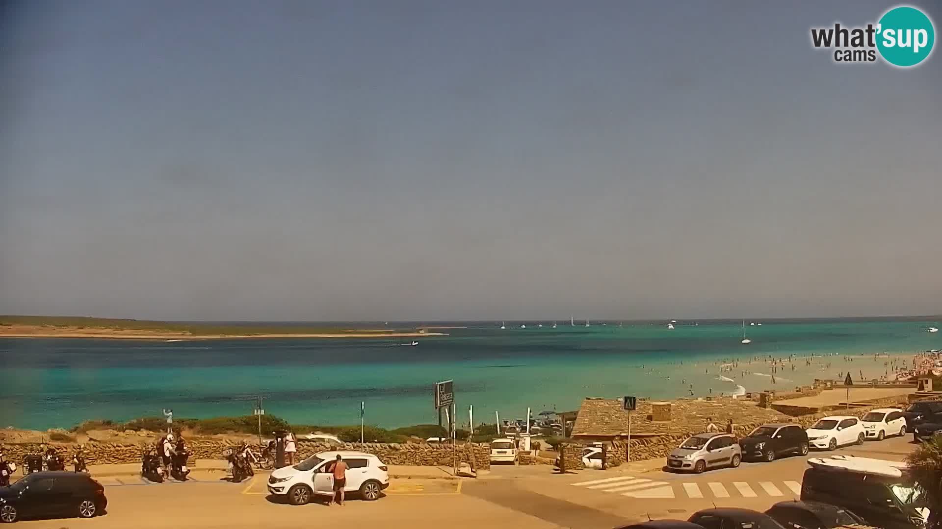 Capo Falcone spletna kamera Stintino – Plaža La Pelosa