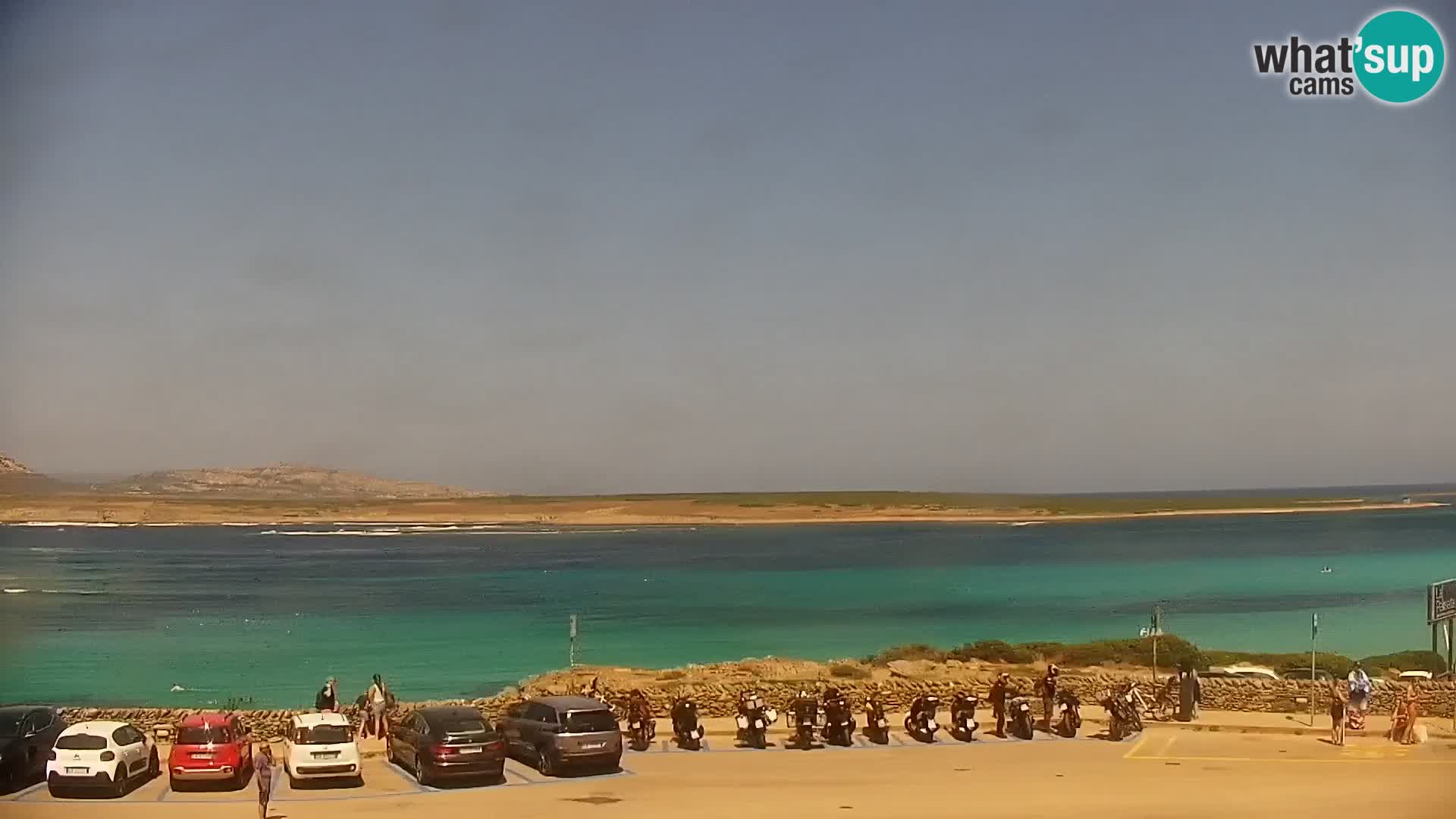 Capo Falcone spletna kamera Stintino – Plaža La Pelosa