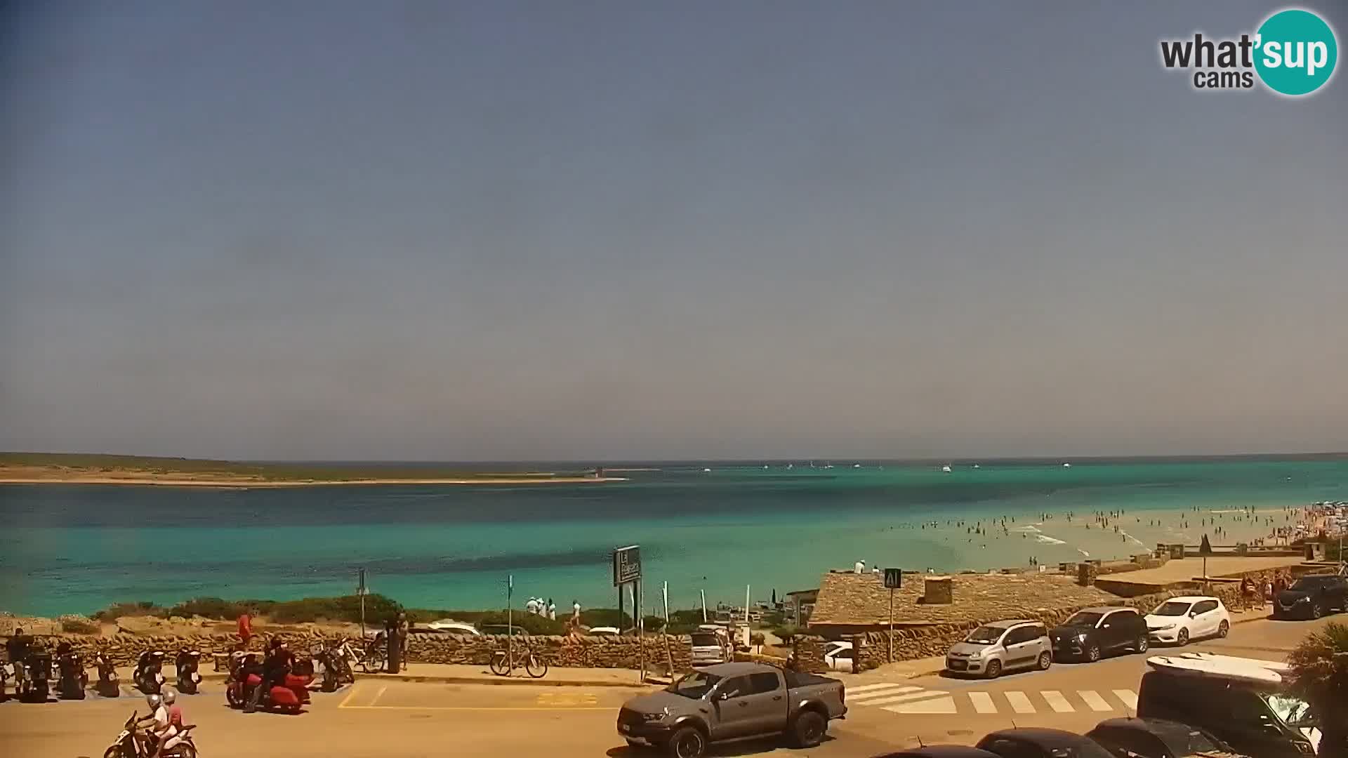 Capo Falcone spletna kamera Stintino – Plaža La Pelosa