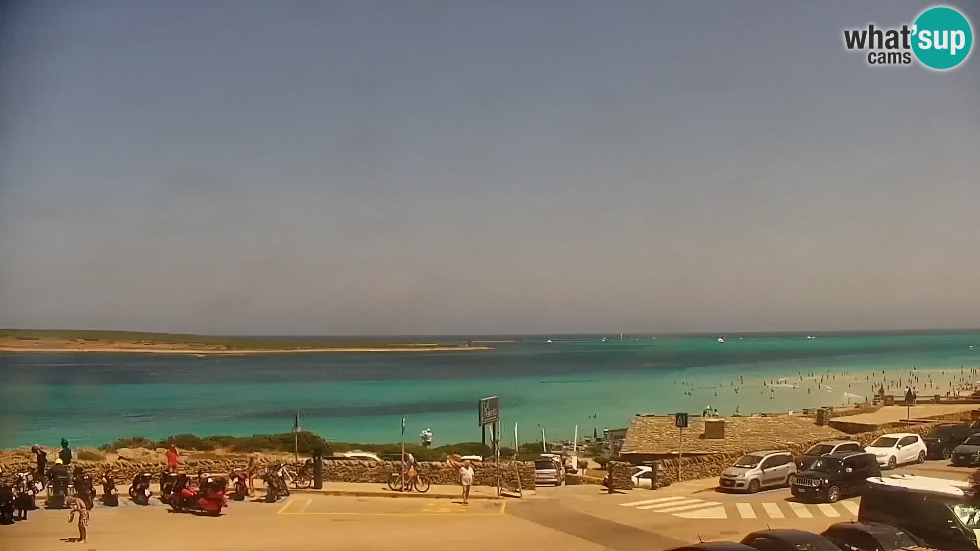 Stintino Web kamera uživo plaža La Pelosa – Sardinija – Italija