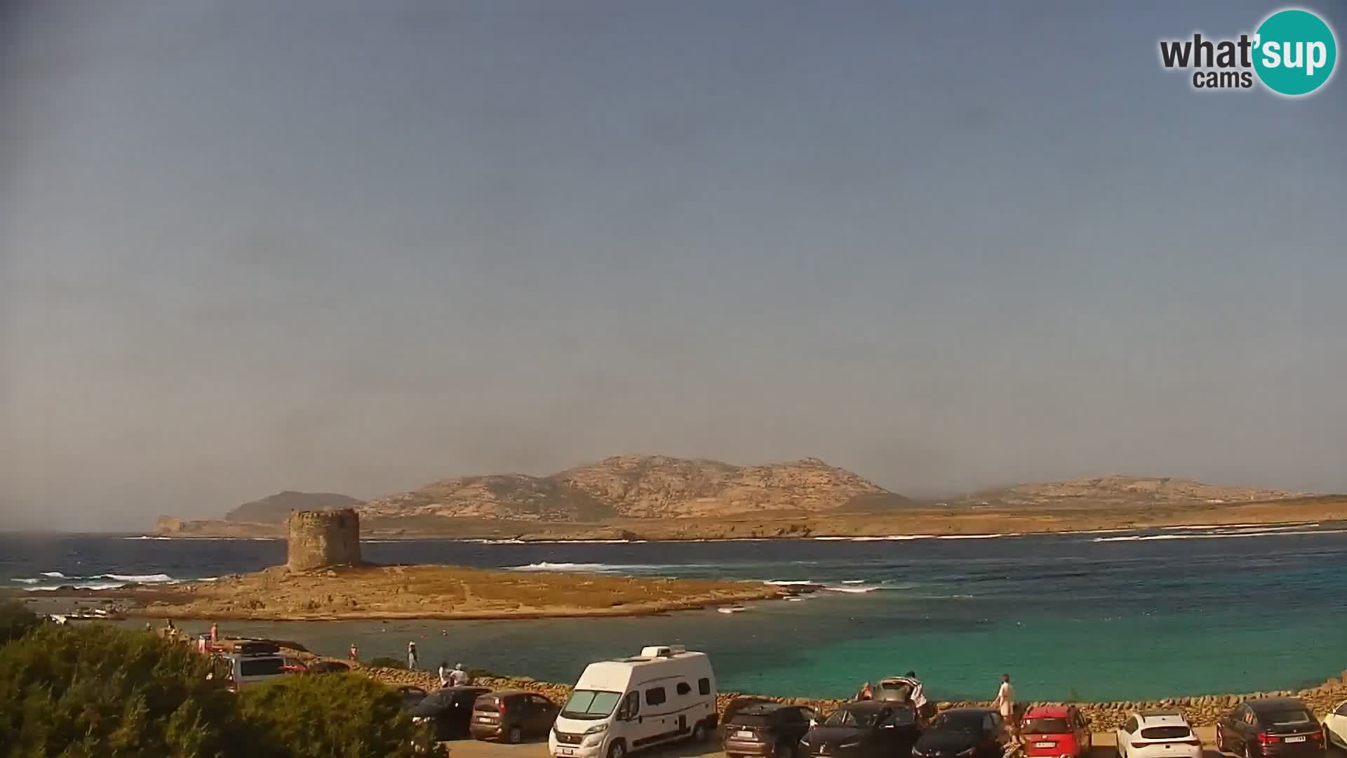 Stintino Web kamera uživo plaža La Pelosa – Sardinija – Italija