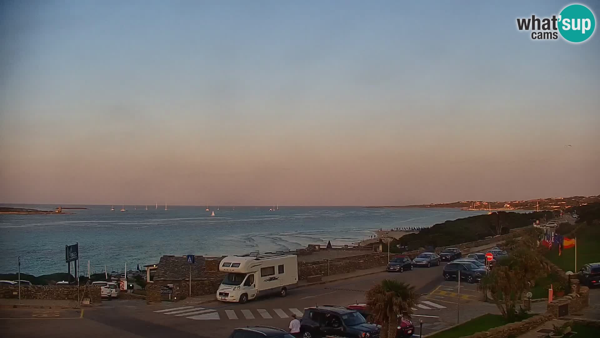 Capo Falcone webcam Stintino – Spiaggia La Pelosa