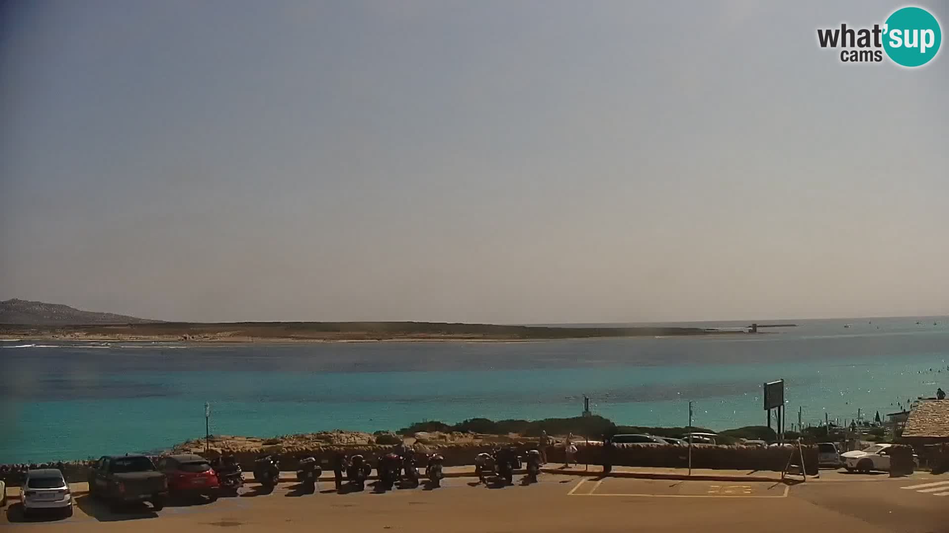 Capo Falcone spletna kamera Stintino – Plaža La Pelosa
