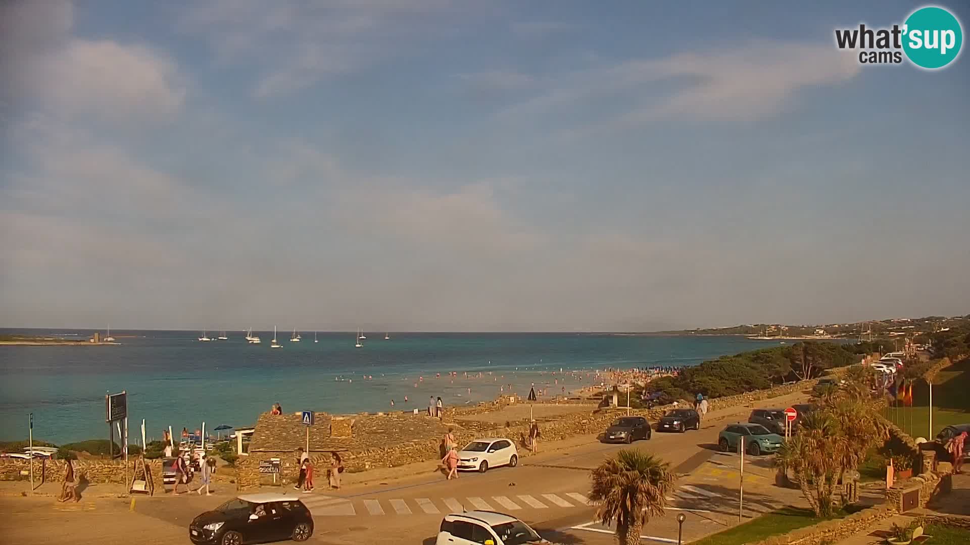 Stintino Cámara web en vivo Playa de La Pelosa – Cerdeña – Italia