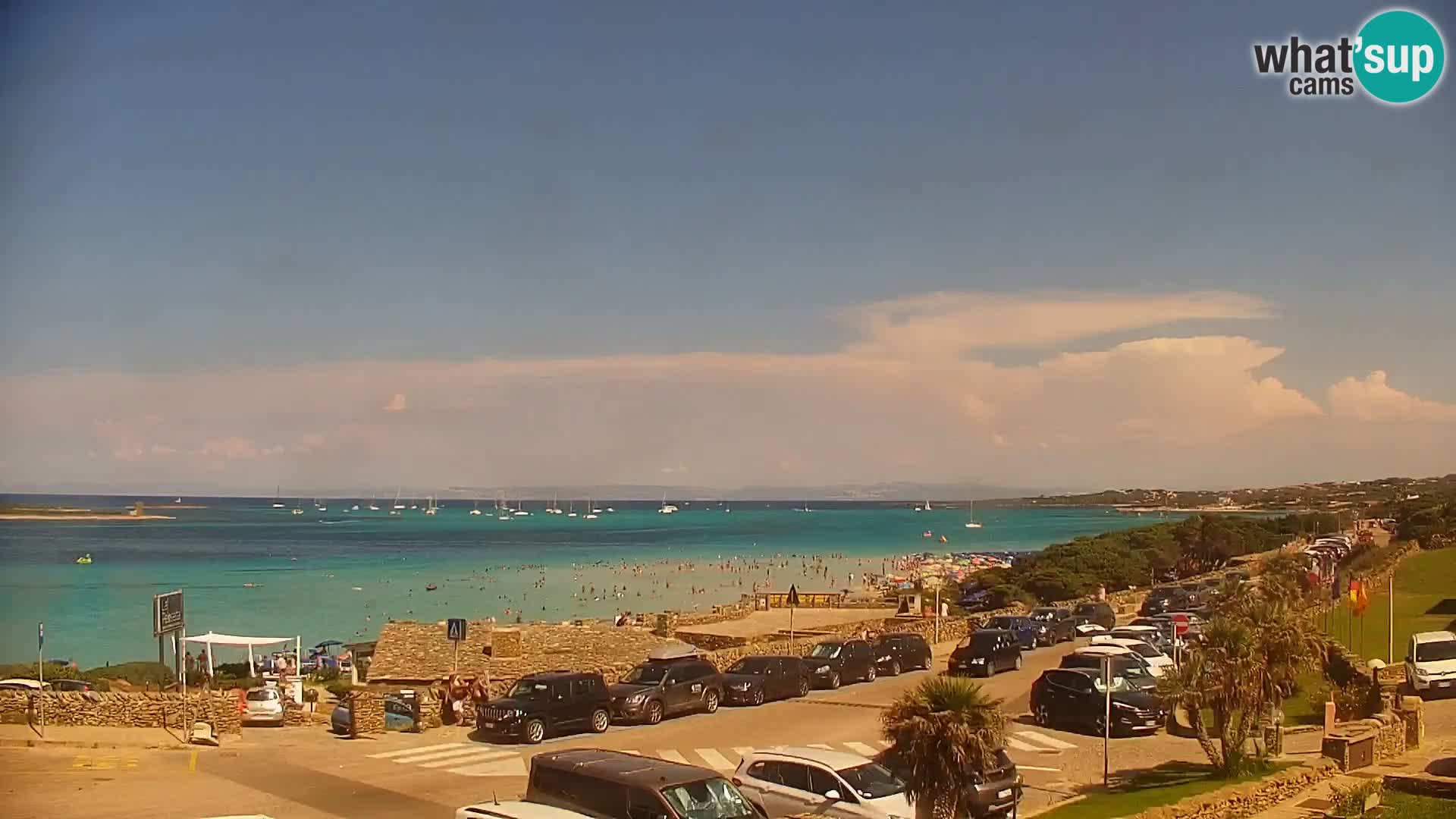 Stintino Webcam en direct Plage de La Pelosa – Sardaigne – Italie