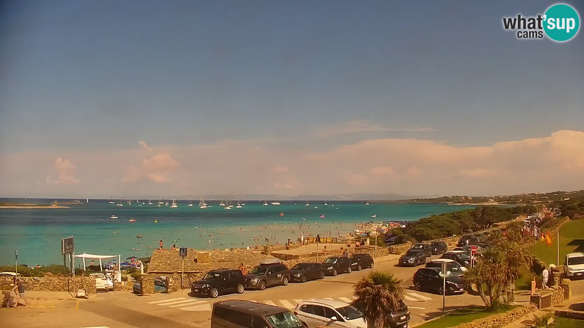 Stintino Web kamera uživo plaža La Pelosa – Sardinija – Italija