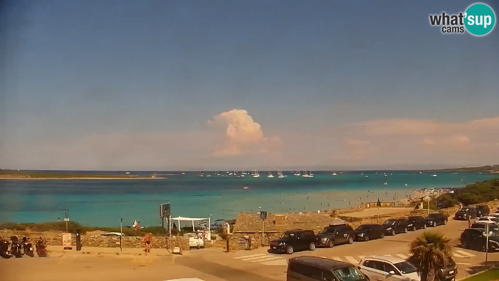 Stintino Webcam en direct Plage de La Pelosa – Sardaigne – Italie