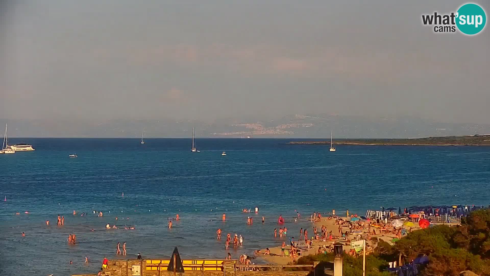 Stintino Web kamera uživo plaža La Pelosa – Sardinija – Italija