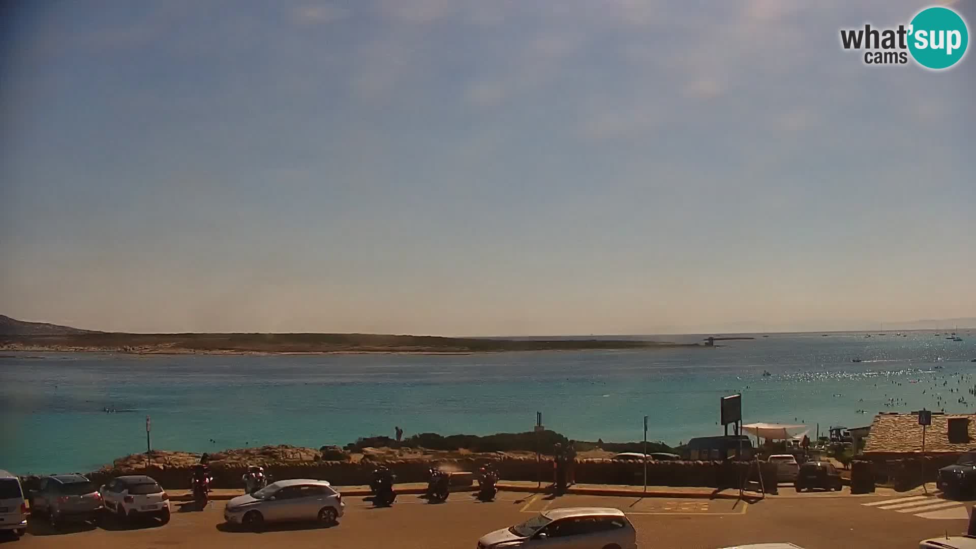 Stintino Web kamera uživo plaža La Pelosa – Sardinija – Italija