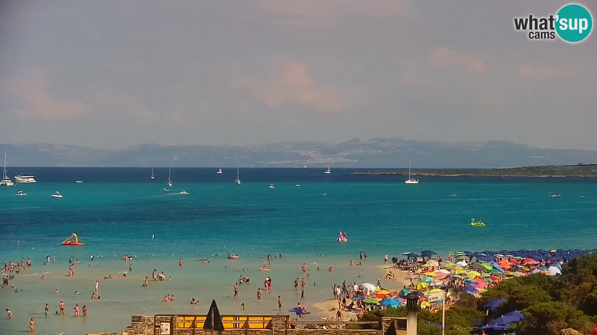 Capo Falcone webcam Stintino – Spiaggia La Pelosa