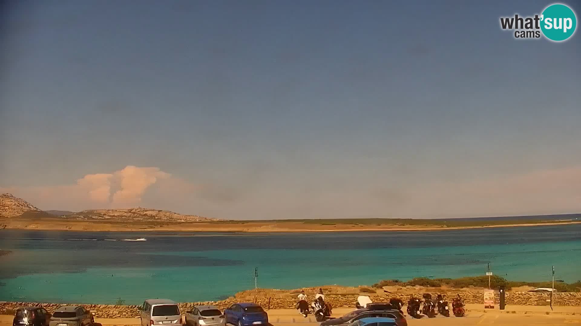 Capo Falcone spletna kamera Stintino – Plaža La Pelosa