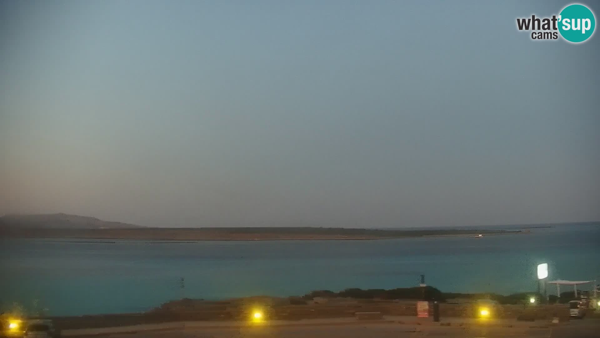 Stintino Spletna kamera v živo Plaža La Pelosa – Sardinija – Italija