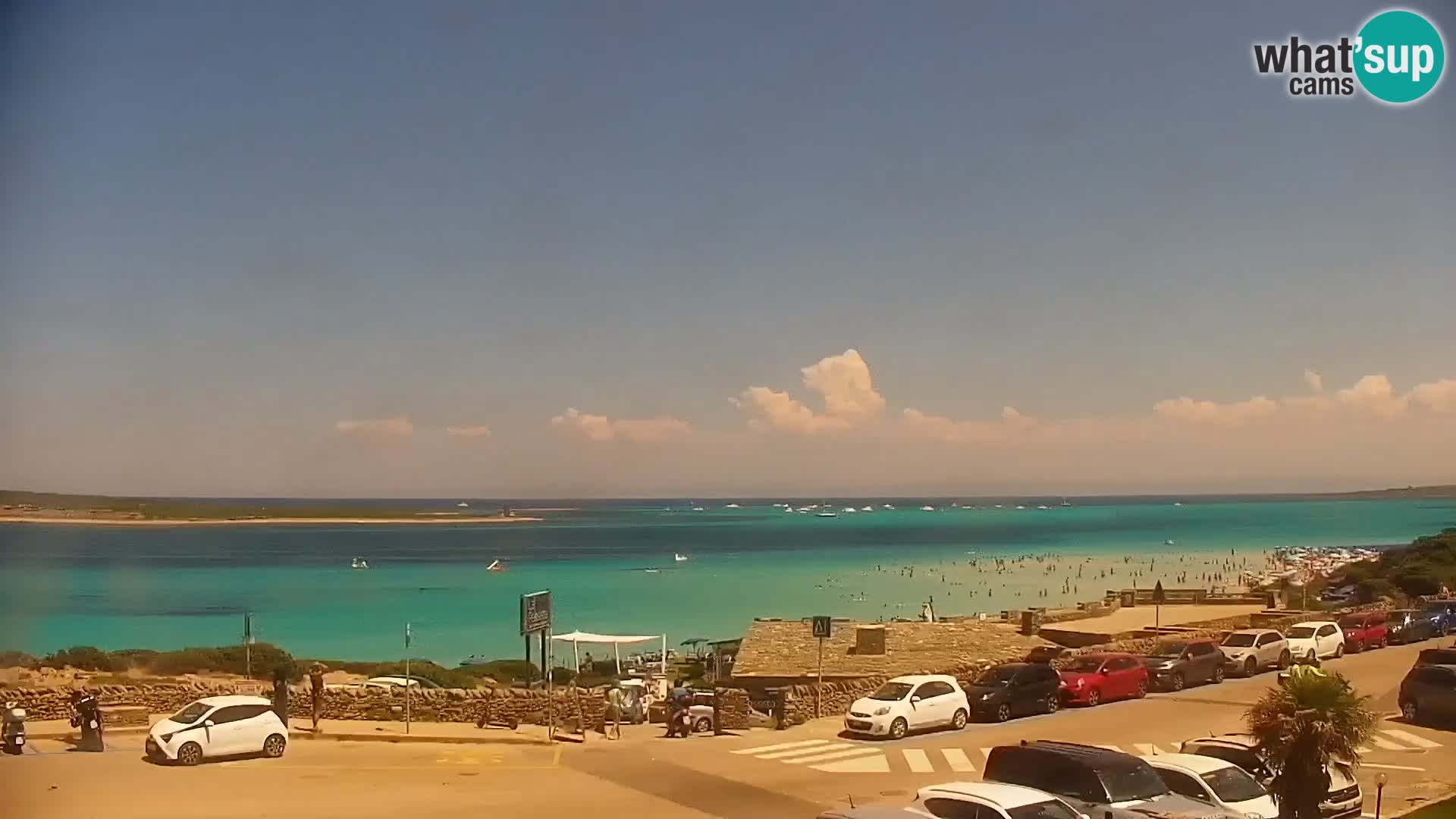 Stintino Cámara web en vivo Playa de La Pelosa – Cerdeña – Italia