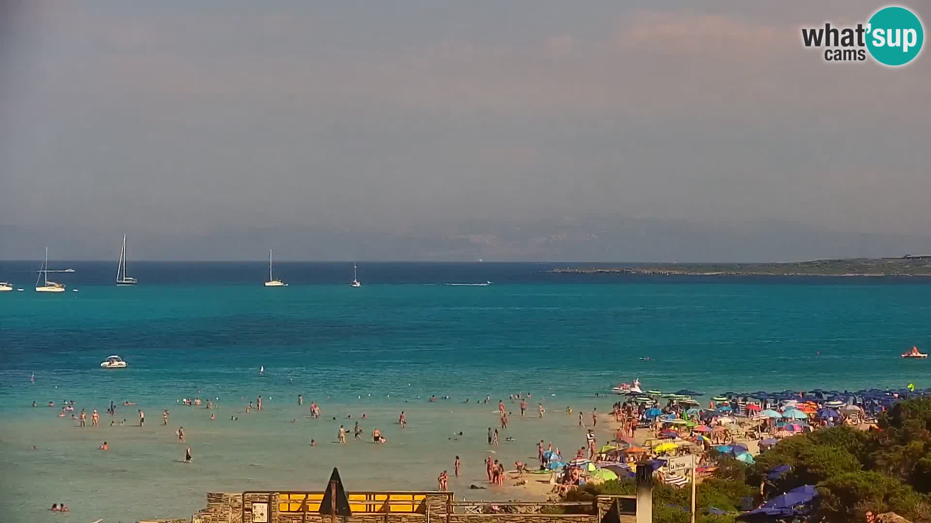 Capo Falcone web kamera Stintino – Plaža La Pelosa