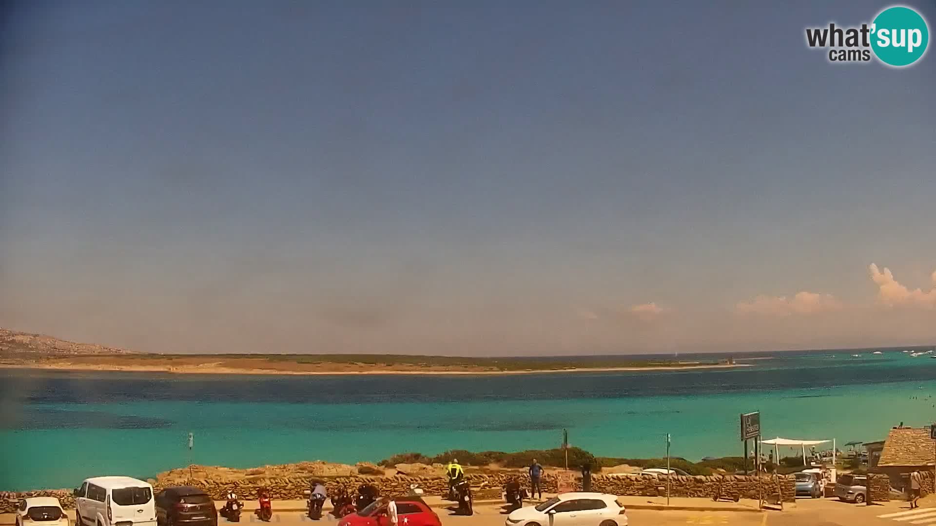Capo Falcone spletna kamera Stintino – Plaža La Pelosa