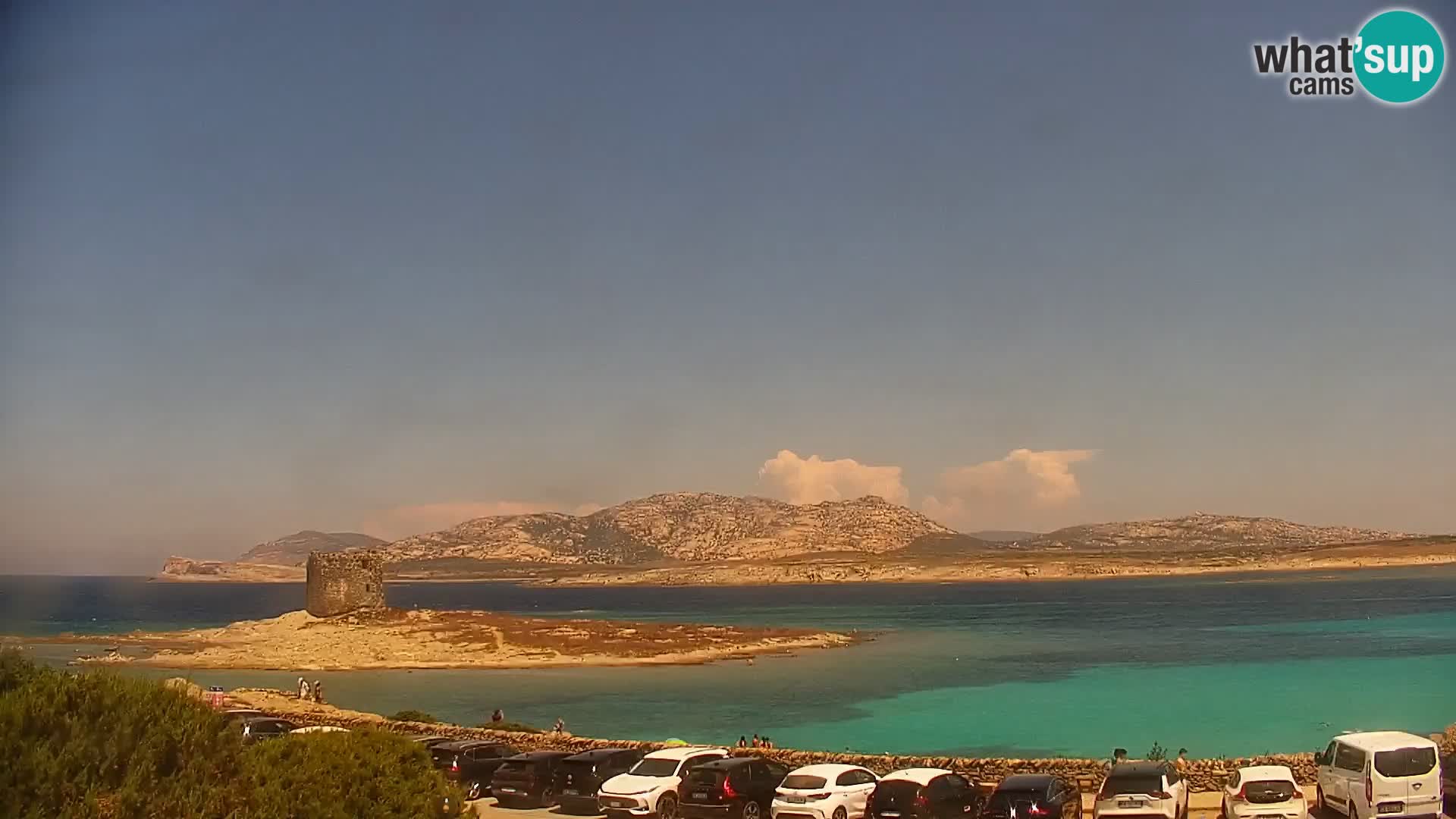 Stintino Web kamera uživo plaža La Pelosa – Sardinija – Italija
