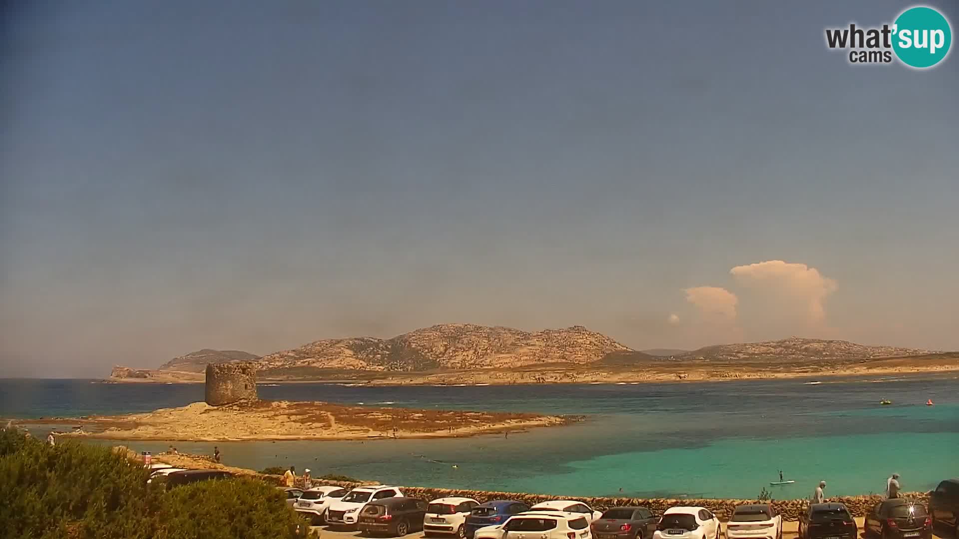 Stintino Web kamera uživo plaža La Pelosa – Sardinija – Italija
