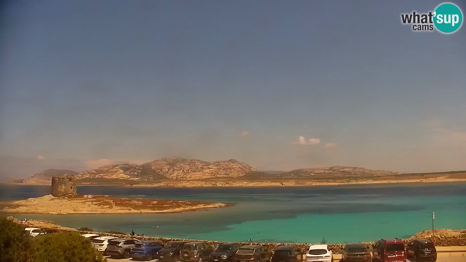Stintino Web kamera uživo plaža La Pelosa – Sardinija – Italija