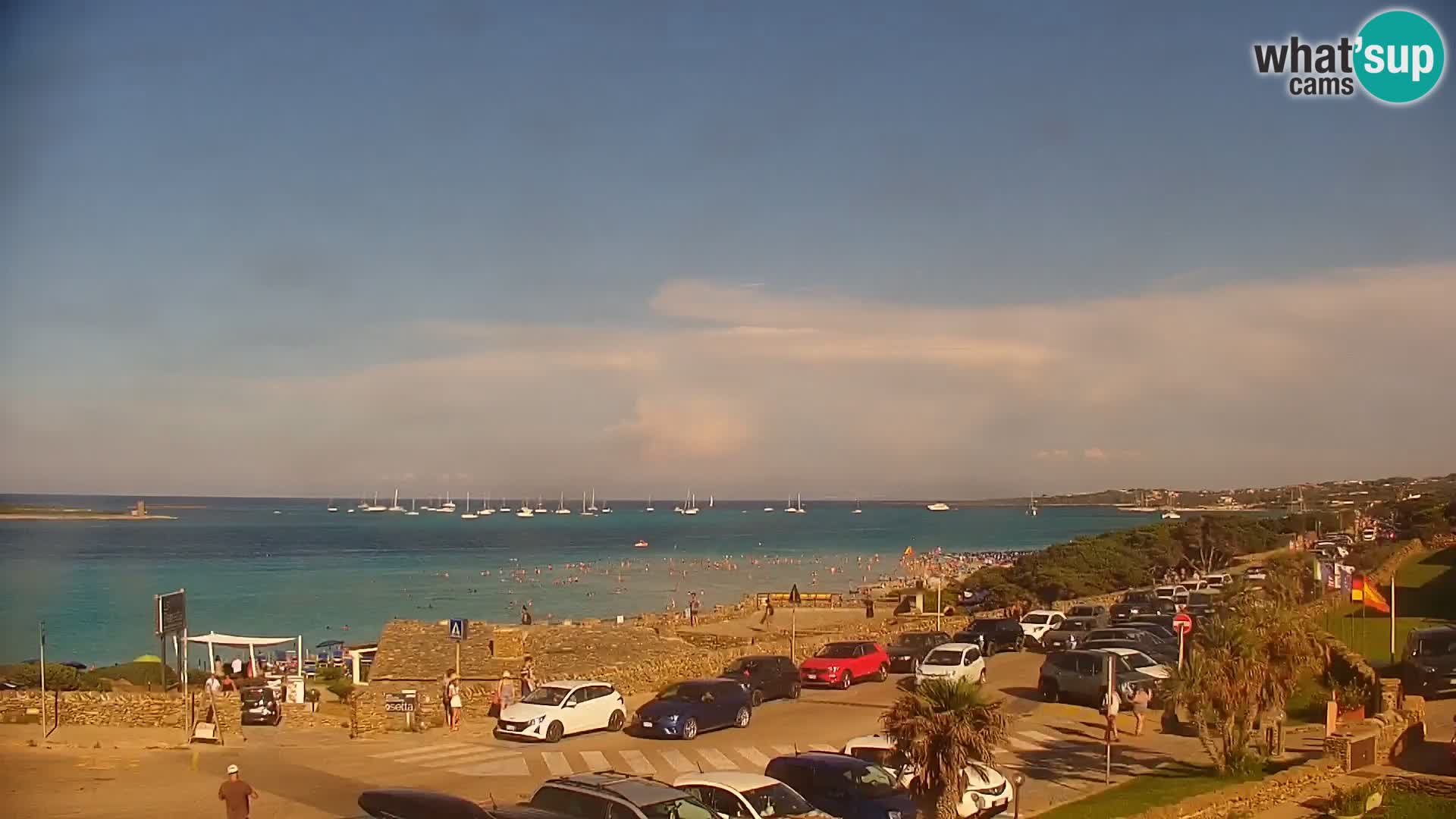 Capo Falcone webcam Stintino – Spiaggia La Pelosa