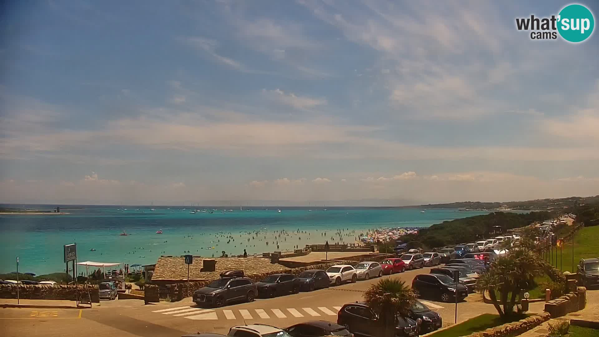 Stintino Webcam en direct Plage de La Pelosa – Sardaigne – Italie