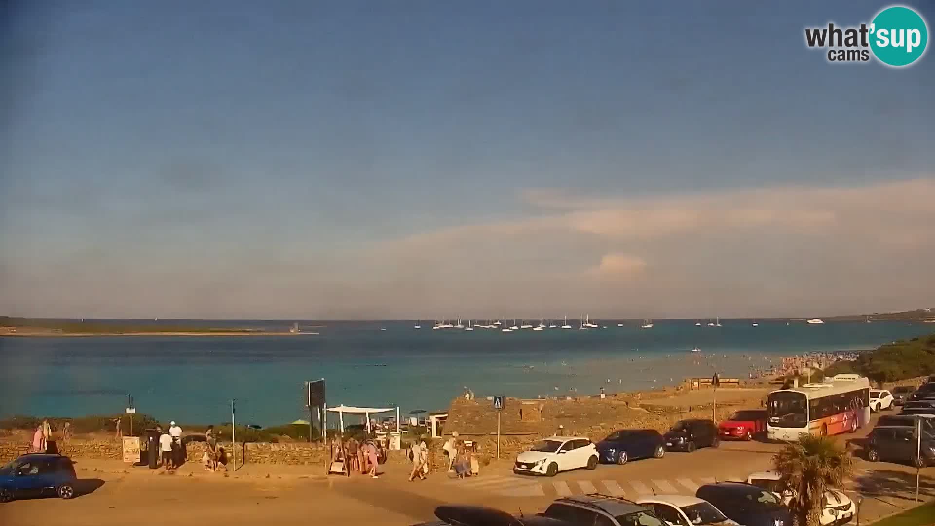 Stintino Cámara web en vivo Playa de La Pelosa – Cerdeña – Italia