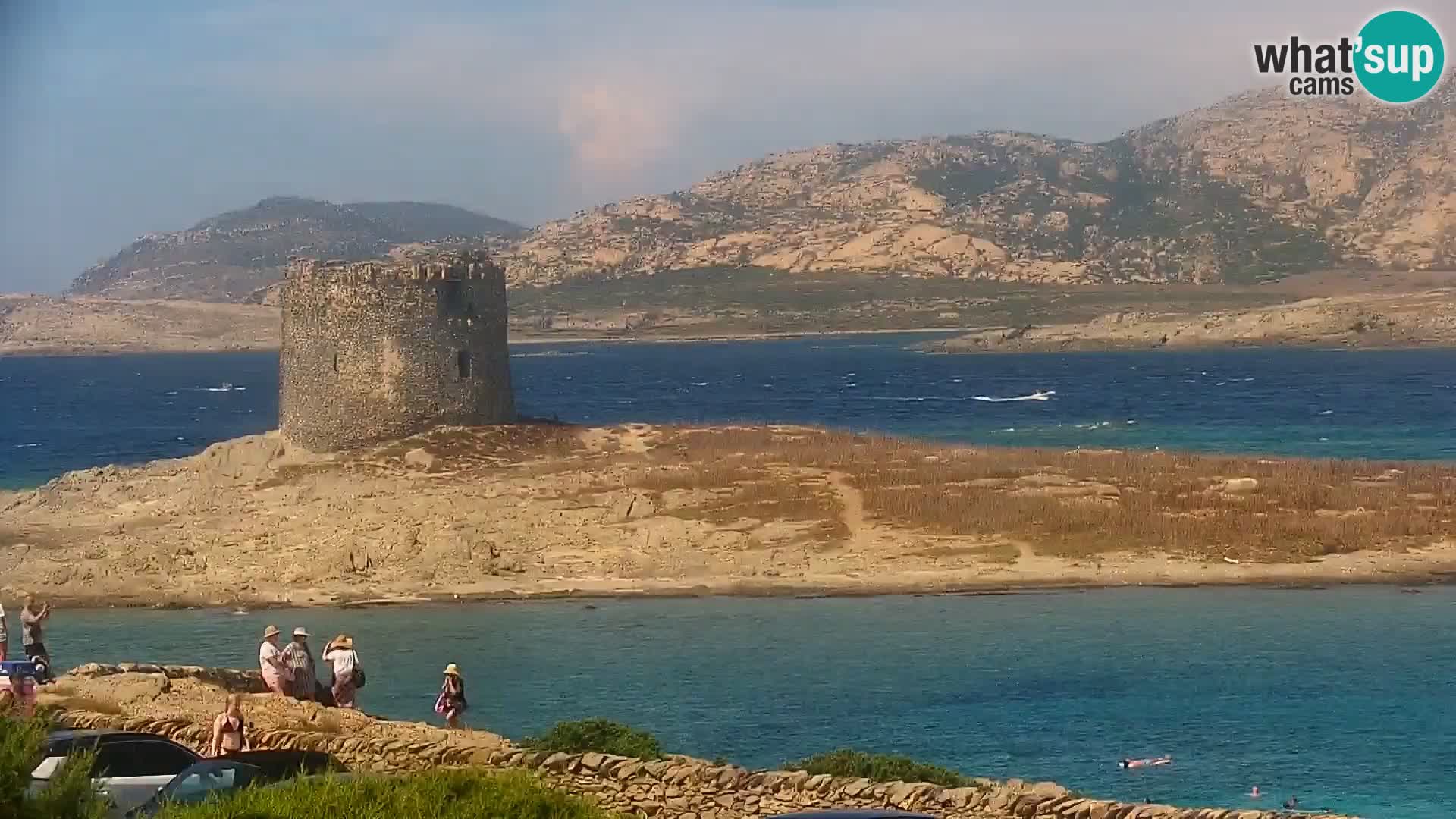Stintino Webcam en direct Plage de La Pelosa – Sardaigne – Italie